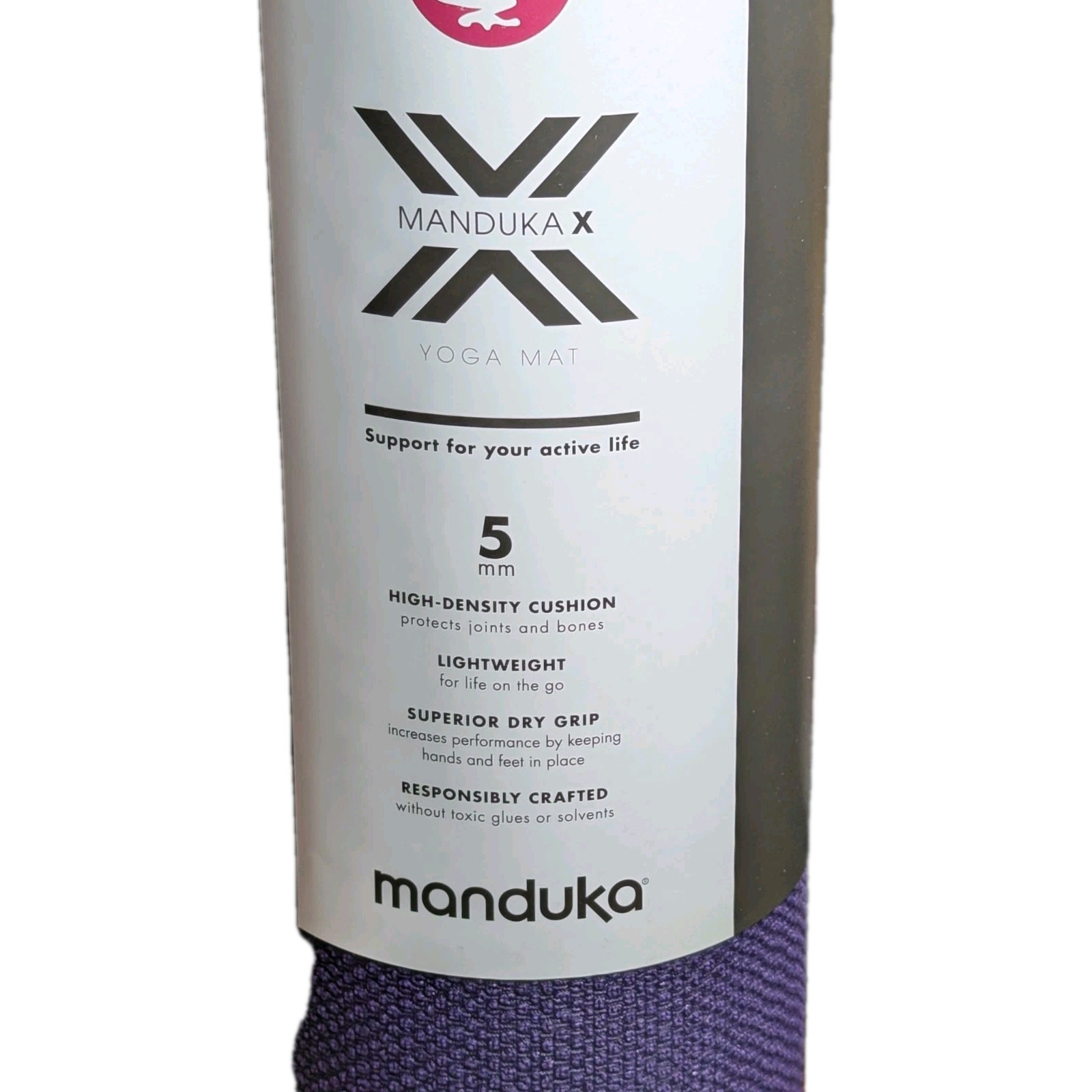 Manduka X Lightweight 5mm Yoga Mat 71&Prime;x24&Prime; Magic Purple NEW