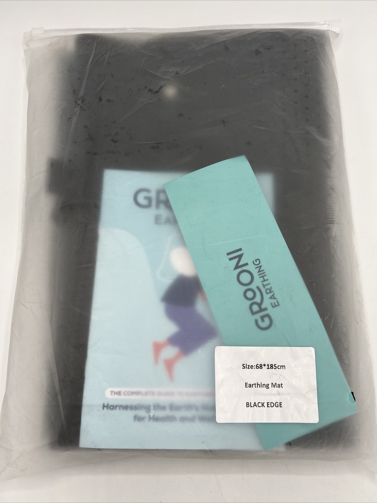 Grooni Earthing & Grounding Mat Black Sleeping Bed 68x185cm NO CHARGER CABLE!!