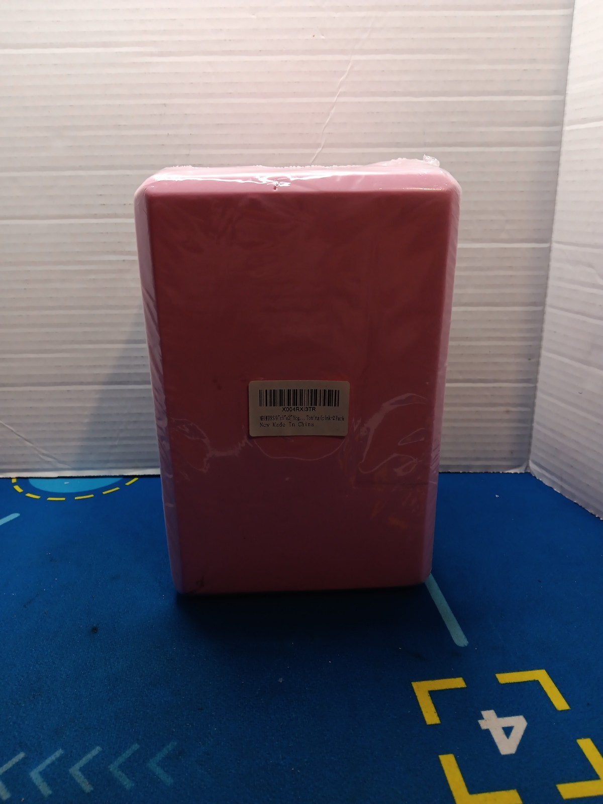 2-pack Pink Foam Yoga Blocks 9x6x3&Prime;