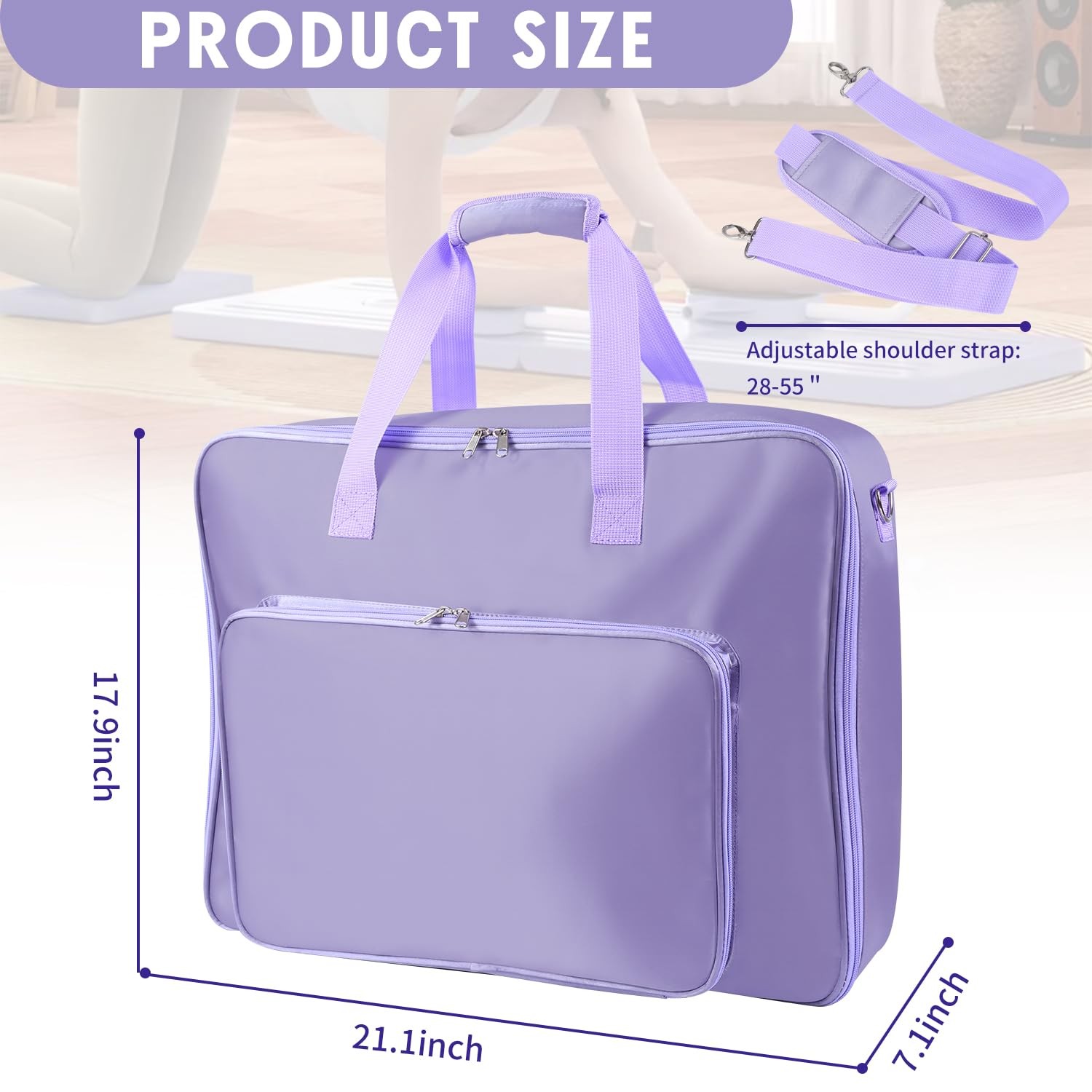Storage Bag for Pilates Board, Pilates Board Organizer, Shoulder Gym Bags wit…