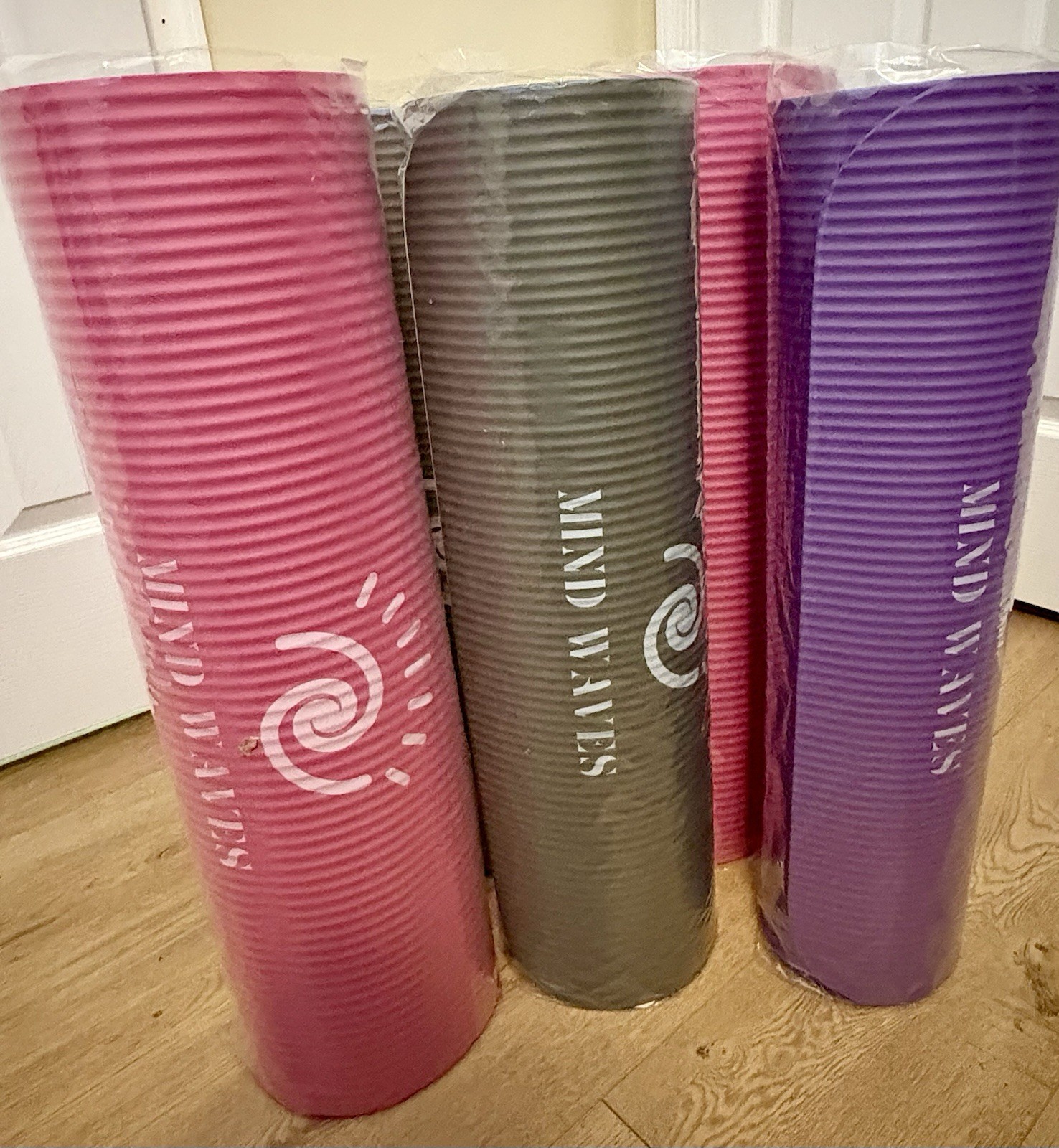 Yoga Mats Multi Purpose pink, grey, purple