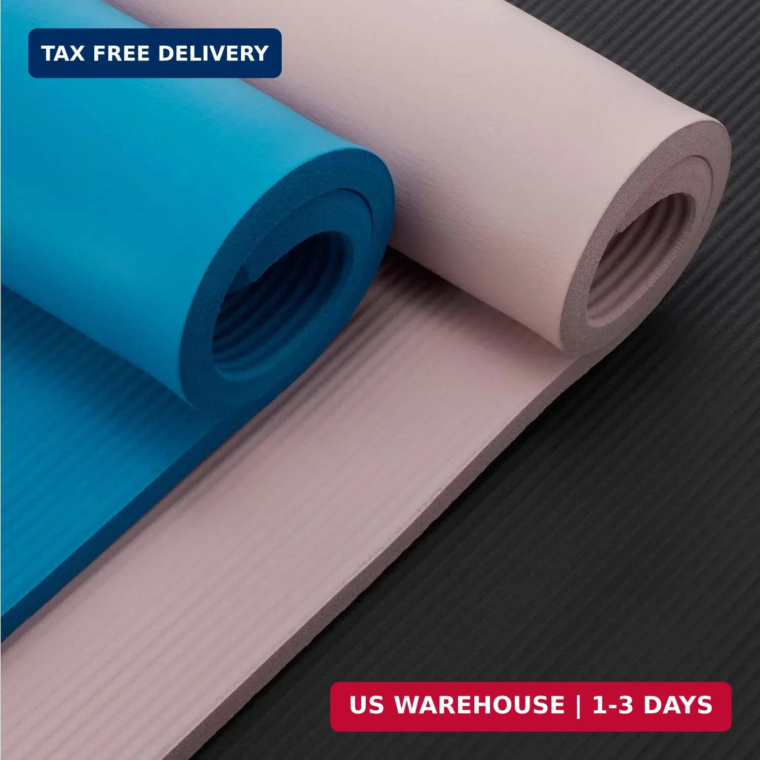Amazon Basics Extra Thick Exercise Yoga Mat with Carrying Strap