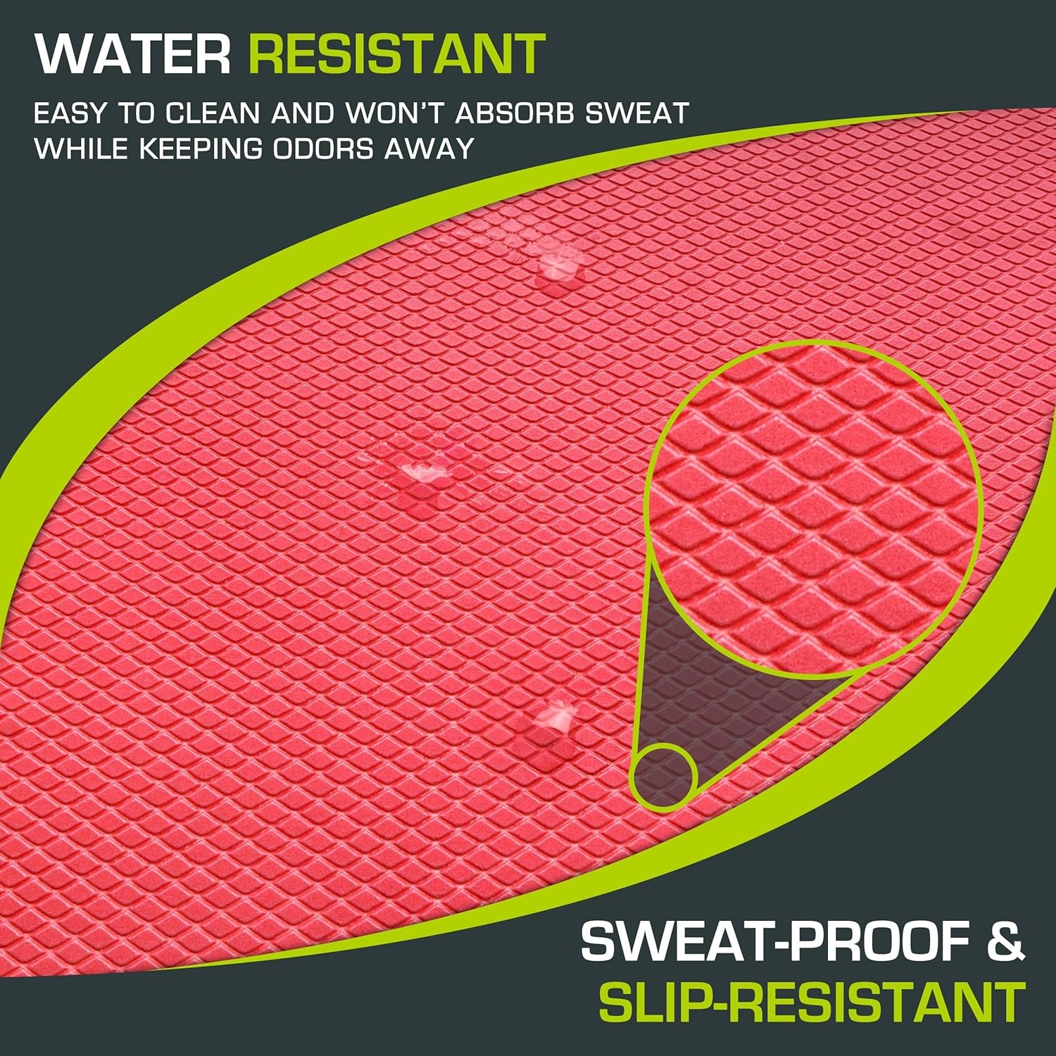 ProsourceFit Exercise Balance Pad Non-Slip Foam Mat Knee Pad