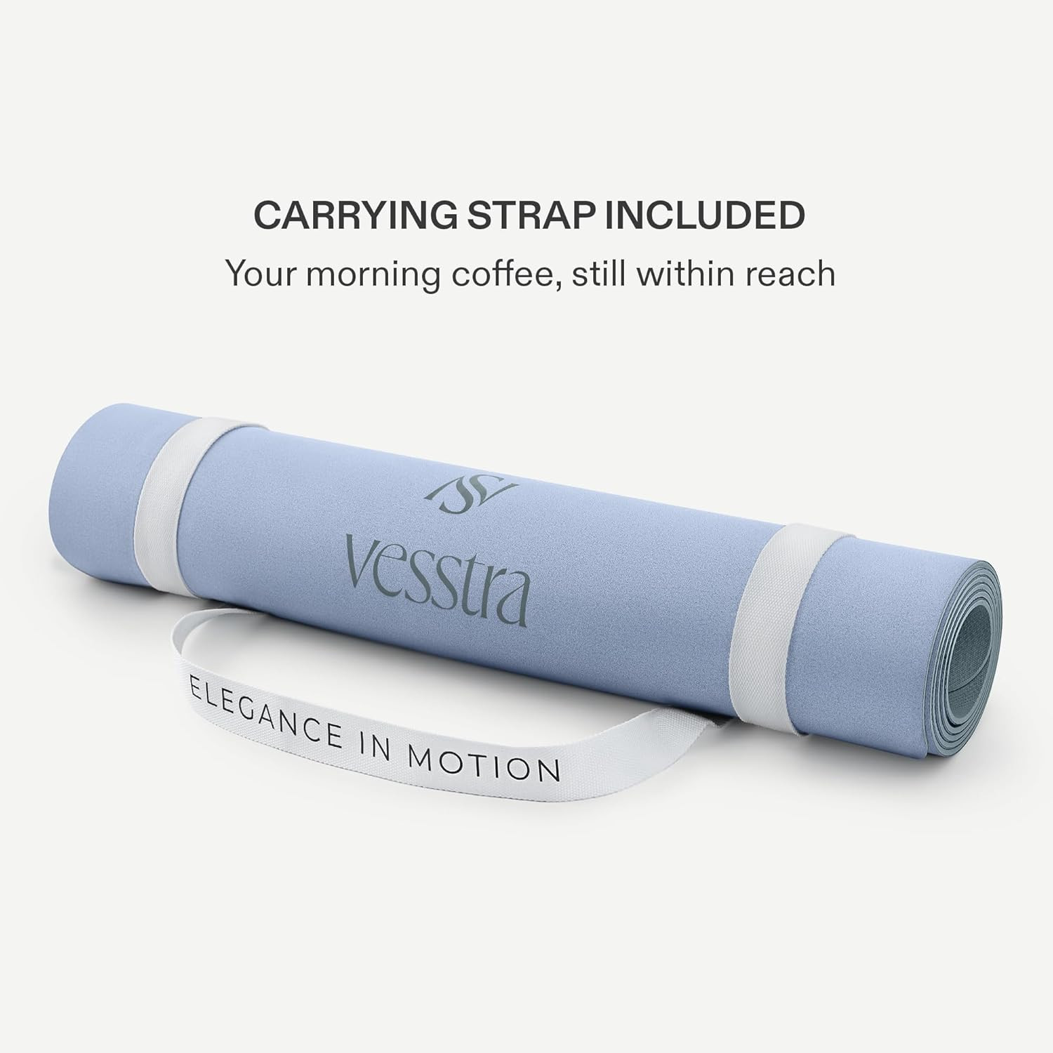 Premium Yoga Mat – Sweat-Activated Non-Slip PU Grip I Natural Rubber Base I 4Mm