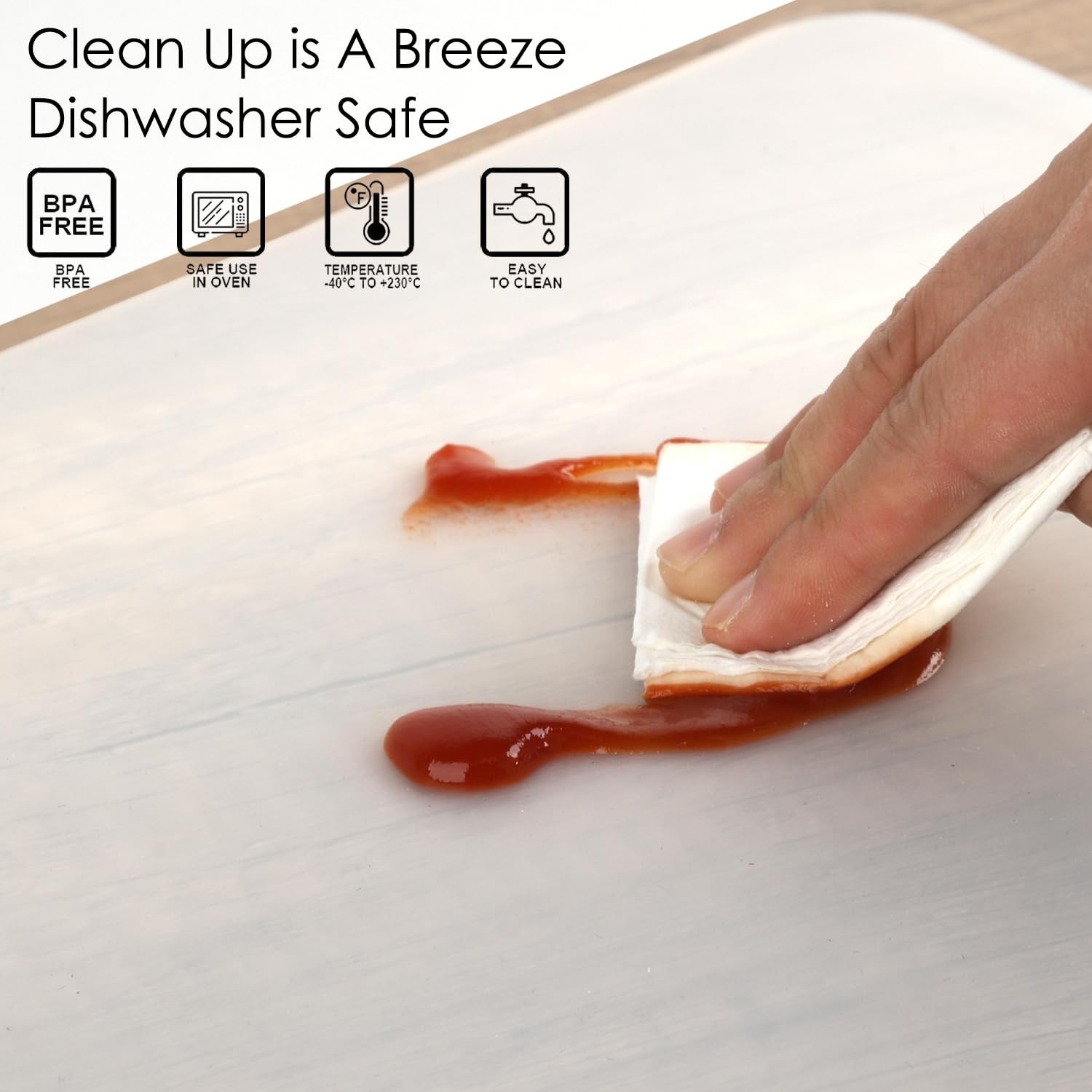 Extra Large Silicone Mat for Kitchen Counter 36&Prime; x 24&Prime; Silicone Table Mat for…