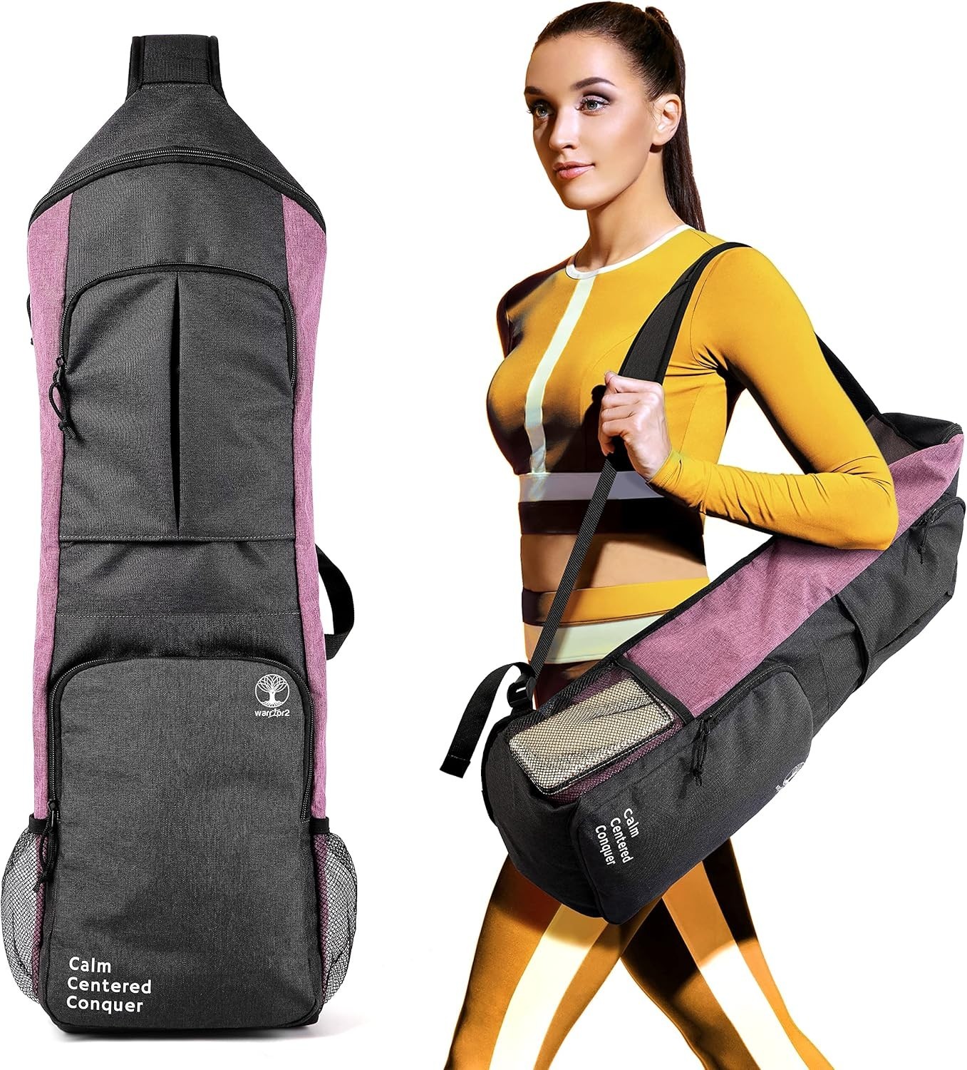 Durable Yoga Bag with Adjustable Strap & Multiple Pockets for Active Lifestyles