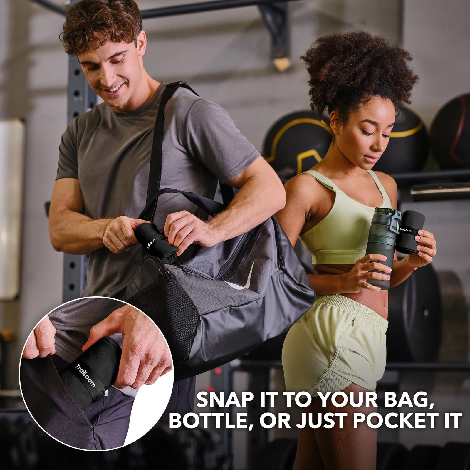 Trailoom Microfiber Workout Towels – Quick Dry Highly Absorbing Odor-Free For