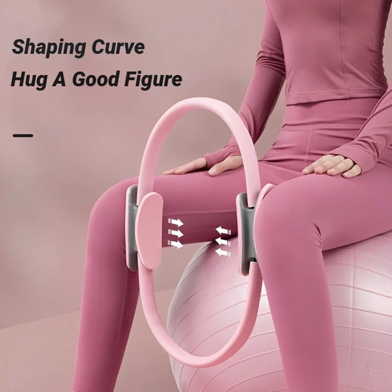 Dual-Grip Pilates Ring – Magic Circle for Yoga, Resistance & Full-Body Workouts