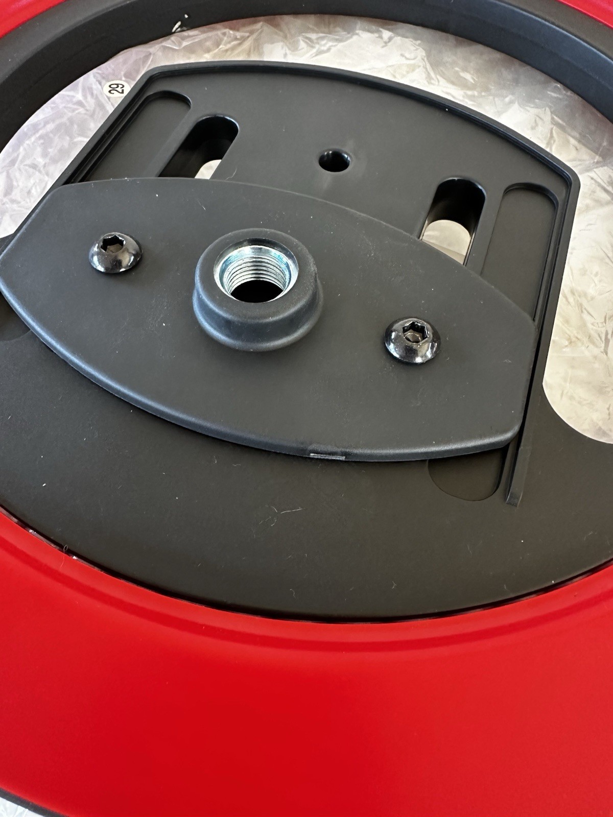 Pilates Wheel DELUXE DLX COR REPLACEMENT WHEEL Part x(1) RED & Black Yoga NEW