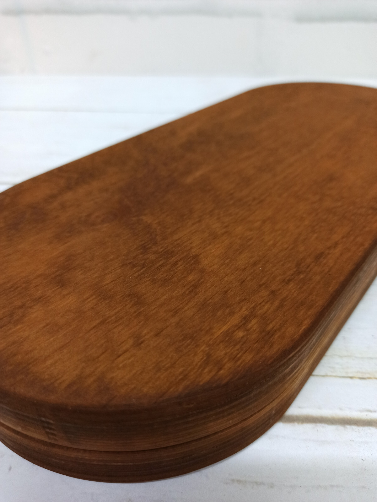 Sadhu board Natural wood Yoga tablet Aluminum nails 13.38&Prime;x5.9&Prime; Brown