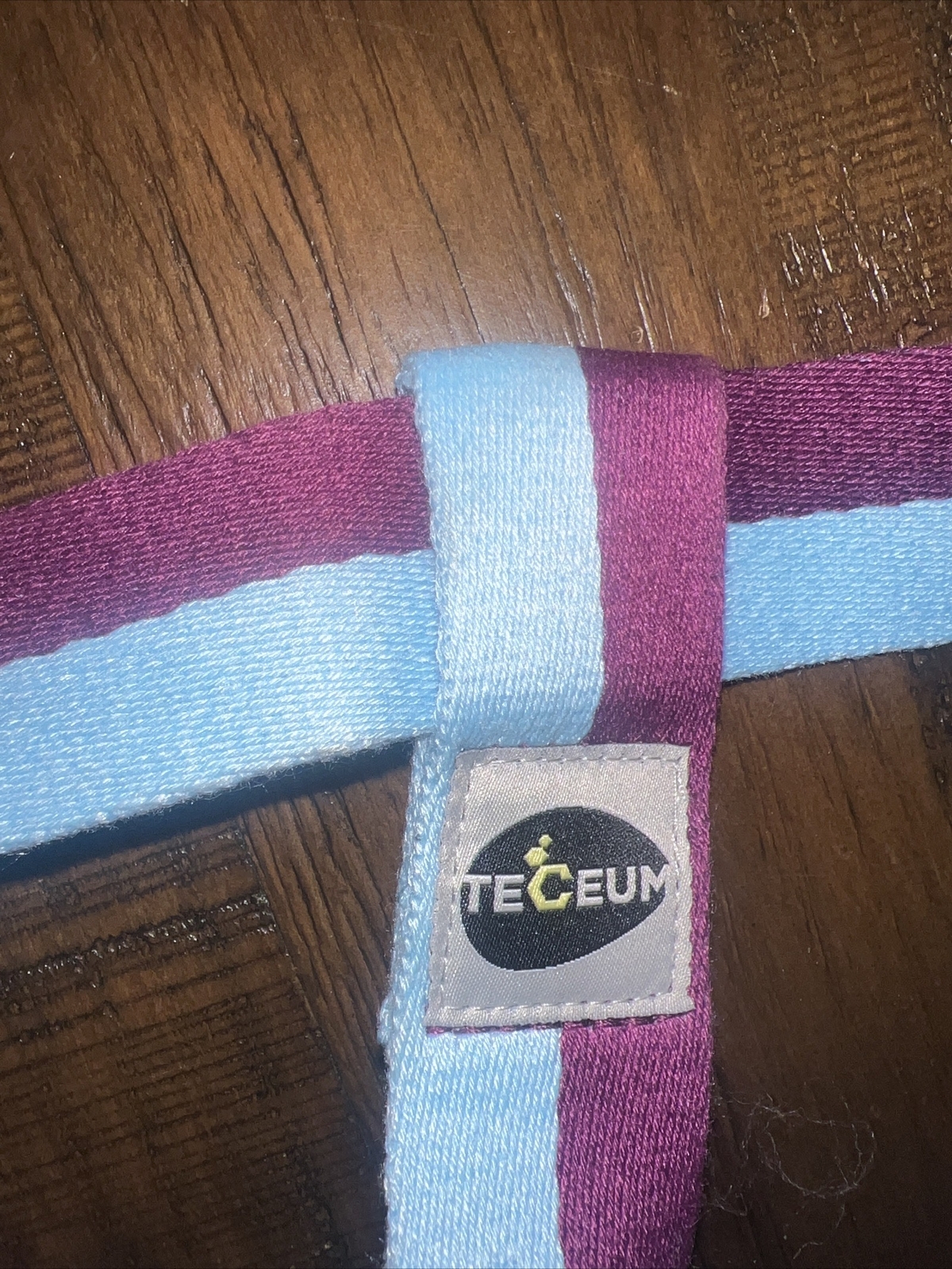 TECEUM Yoga Mat Strap – Adjustable Mat Holder Sling – 64 IN, Mixed Blueberry