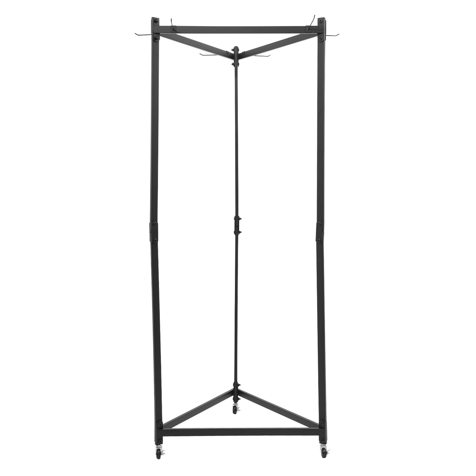 Yoga Mat Storage Rack Metal Double Sided Yoga Mats Storage Cart on Wheels
