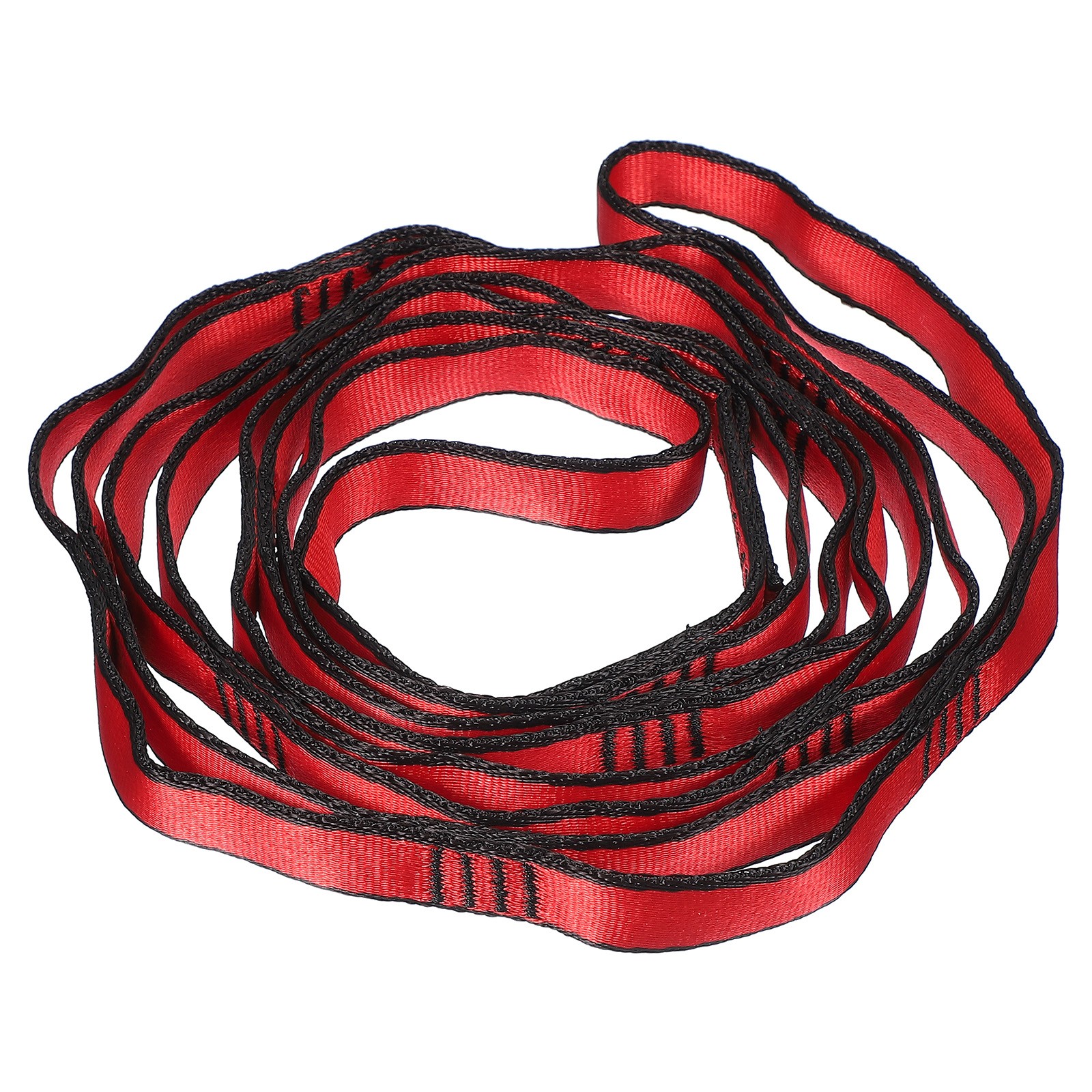 25KN Daisy Chain Yoga Extend Belt 1.8M, Climbing Straps for Exercise, Red