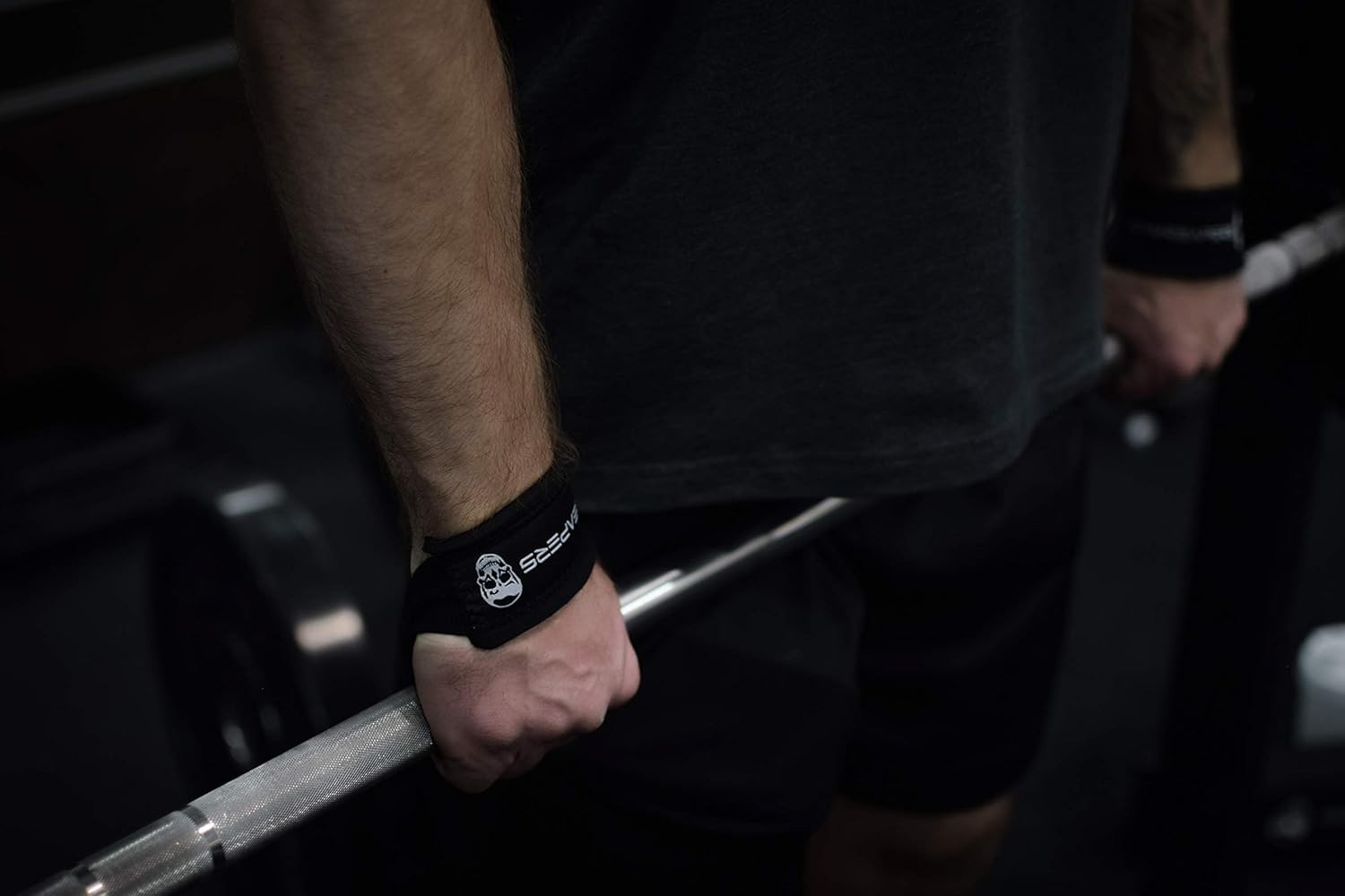 Lifting Wrist Straps Neoprene Padding Cotton Webbing Weightlifting Powerlifting