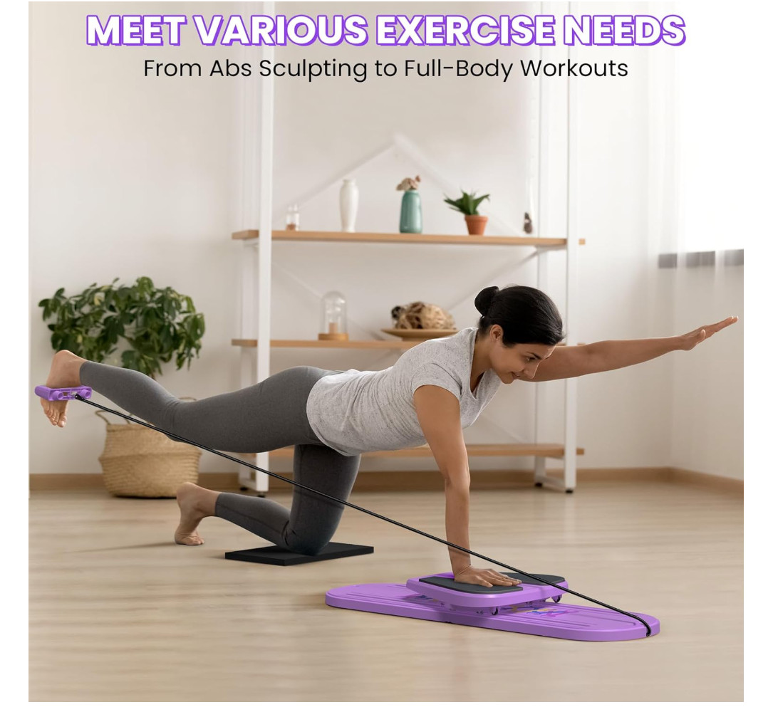 Pilates Board, Professional Foldable Pilates Reformer Board for Full Body – NEW