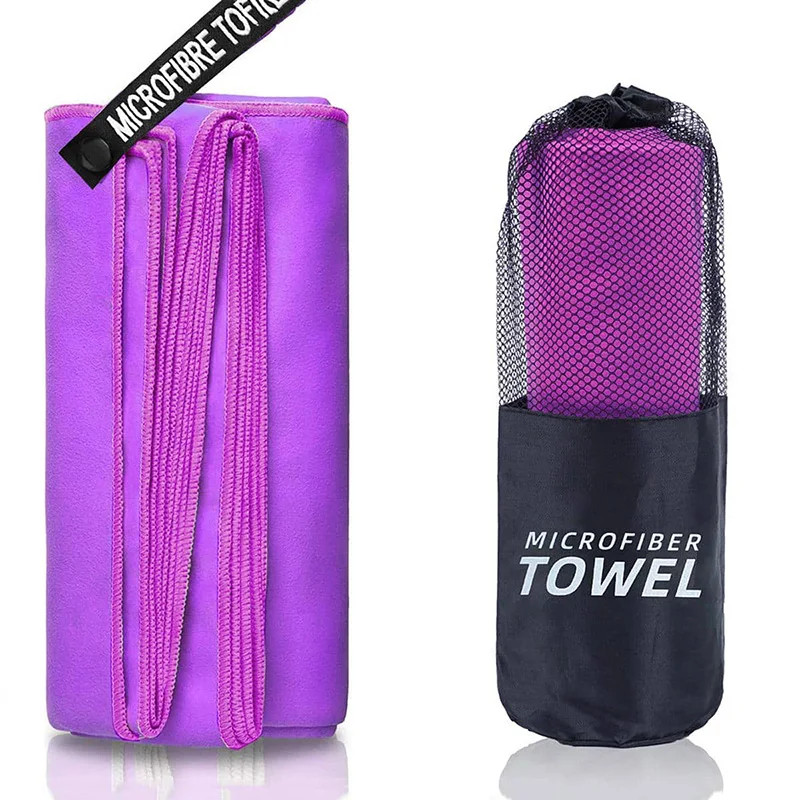 Quick-Drying Microfiber Sport Towel for Travel Fitness Camping Running Yoga Swim