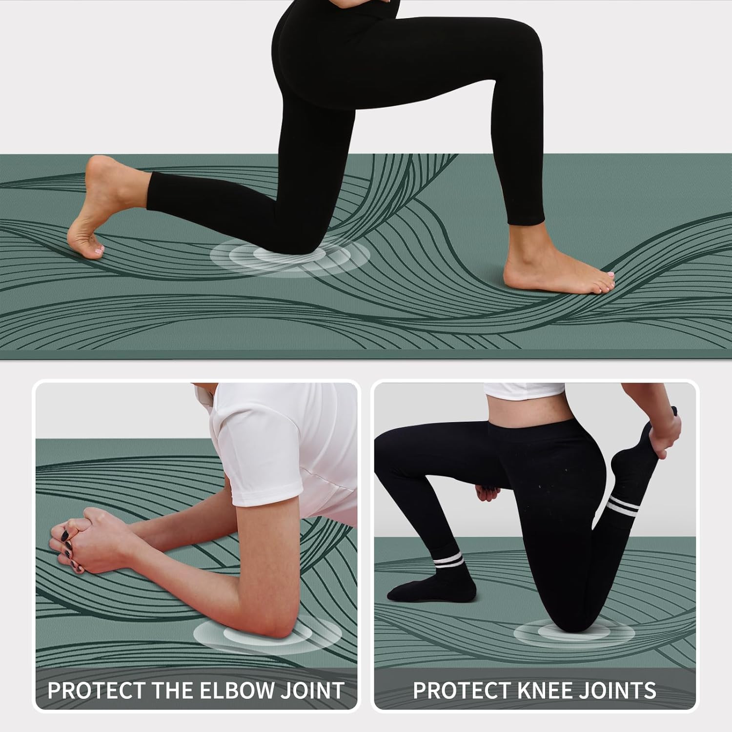 Extra Thick Non-Slip Yoga Mat 72&Prime;x36&Prime; – Ideal for Home & Studio Workouts