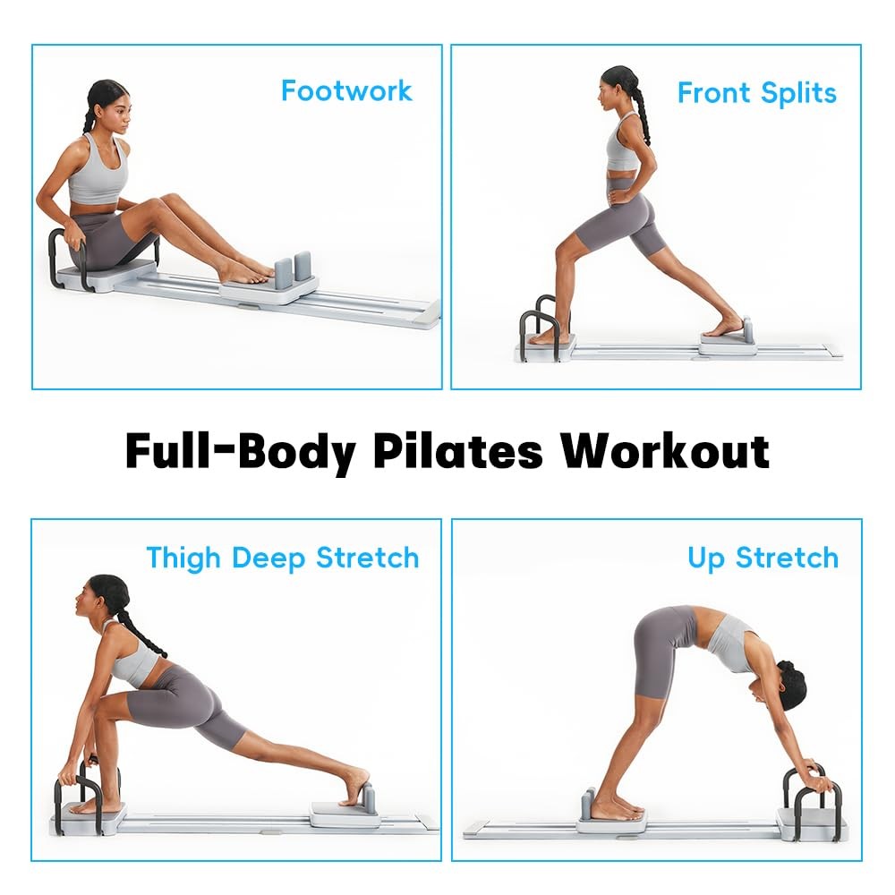 Fairgom Multifunction Pilates Reformer: Ski, Abs, Leg Home Full Body Workout