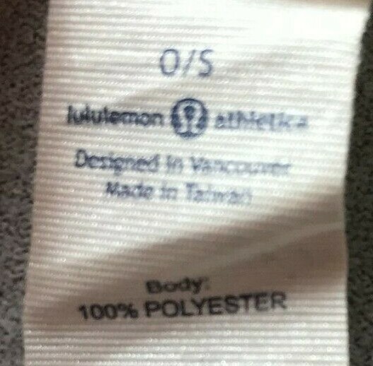 Lululemon Yoga Towel, Large, Black White Abstract Lines Brush Stream Silver