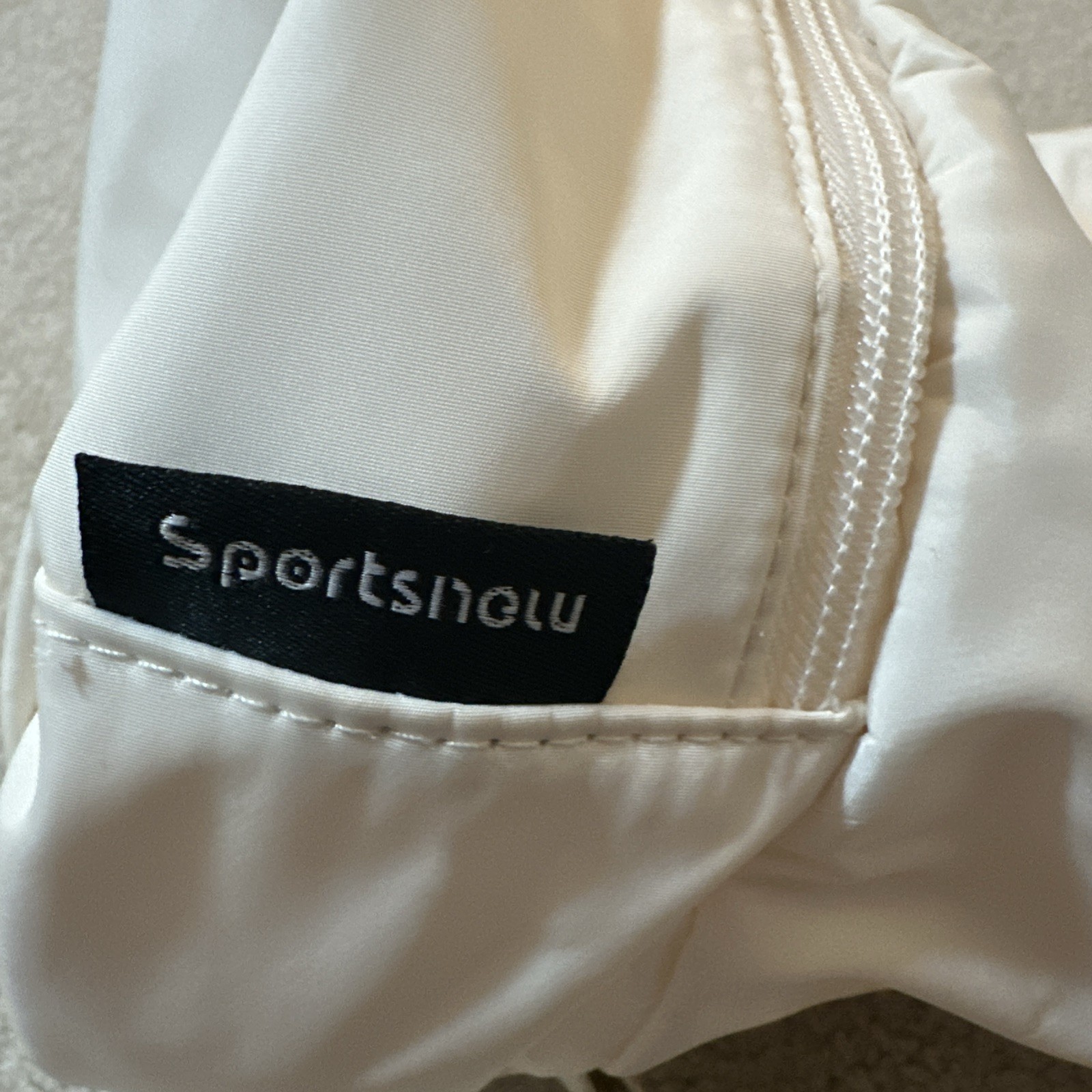 Brand New Sportsnew Yoga Mat Bag, Full Zip Cargo Carrier Bag Large Off white NWT