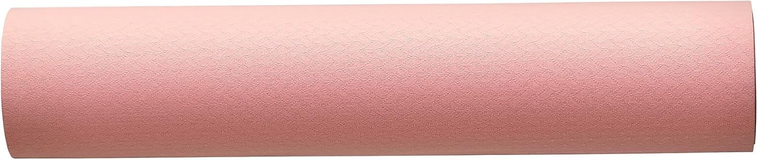 Amazon Basics 1/4 Inch Thick TPE Exercise Yoga Mat with Carrying Strap