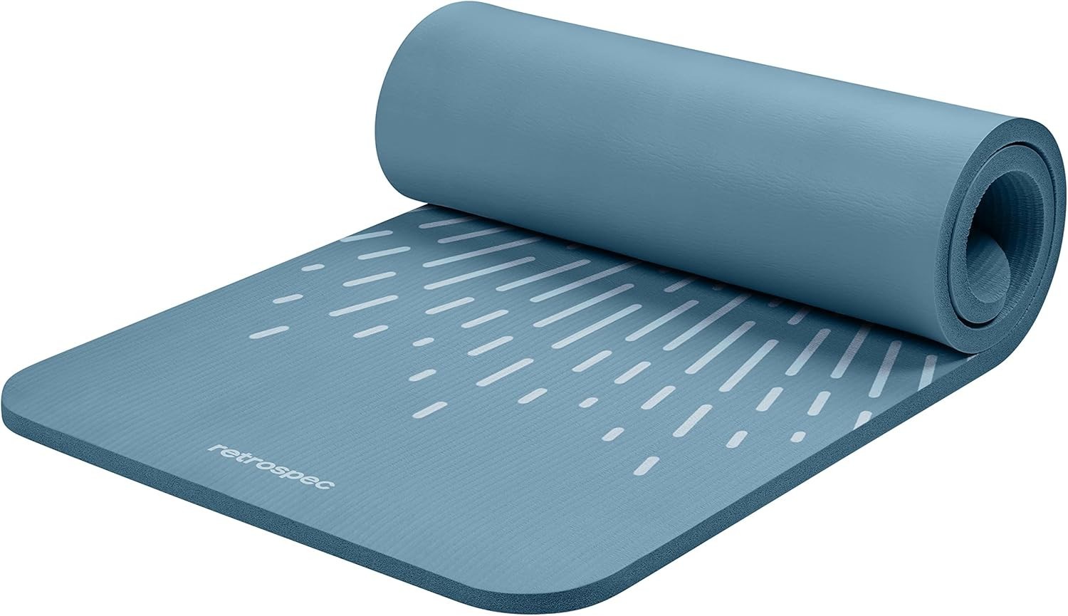 Solana Yoga Mat 1&Prime; Thick w/Nylon Strap Men & Women Non Slip Exercise Mat Home