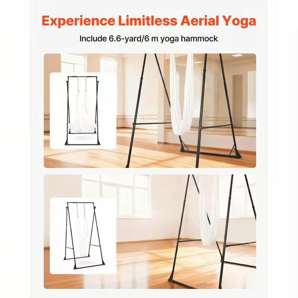 Yoga Stand Frame, Max 440.9 Lbs. Load Swing Stand, Aerial Silk Stands with EVA F