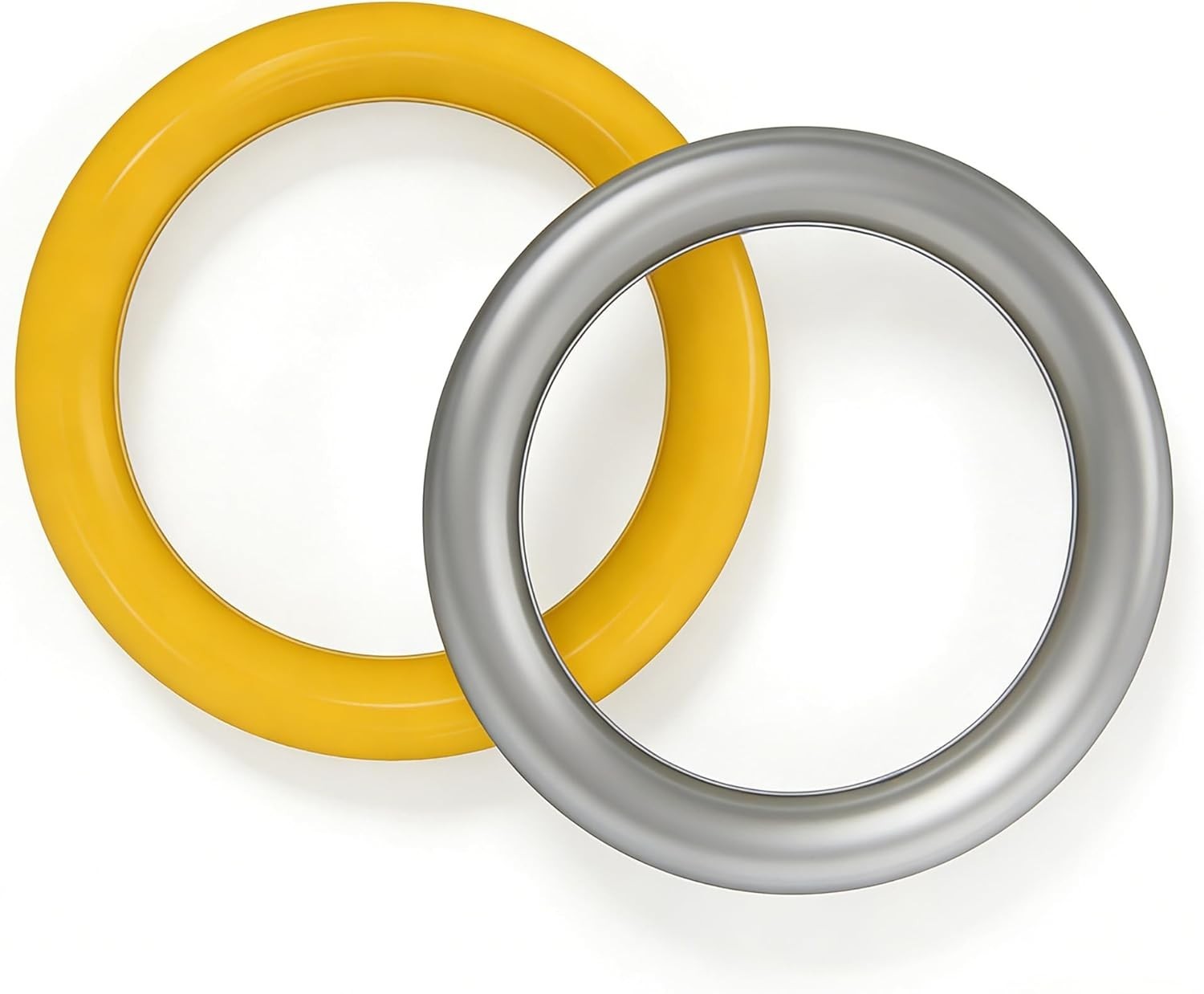 Versatile Yoga Rings Set – High Strength PVC for Stretching & Shaping (2-Pc)