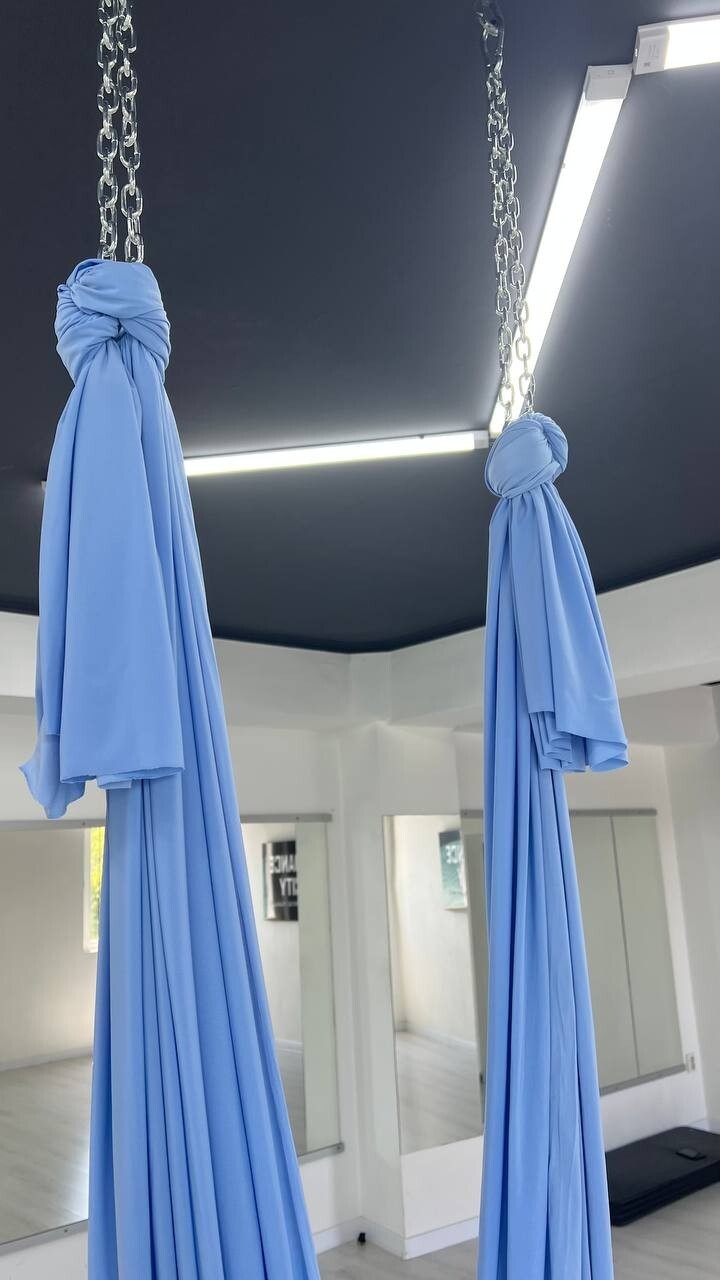 Professional Aerial Yoga Hammock Anti-Gravity Fly Yoga Swing Sky Blue