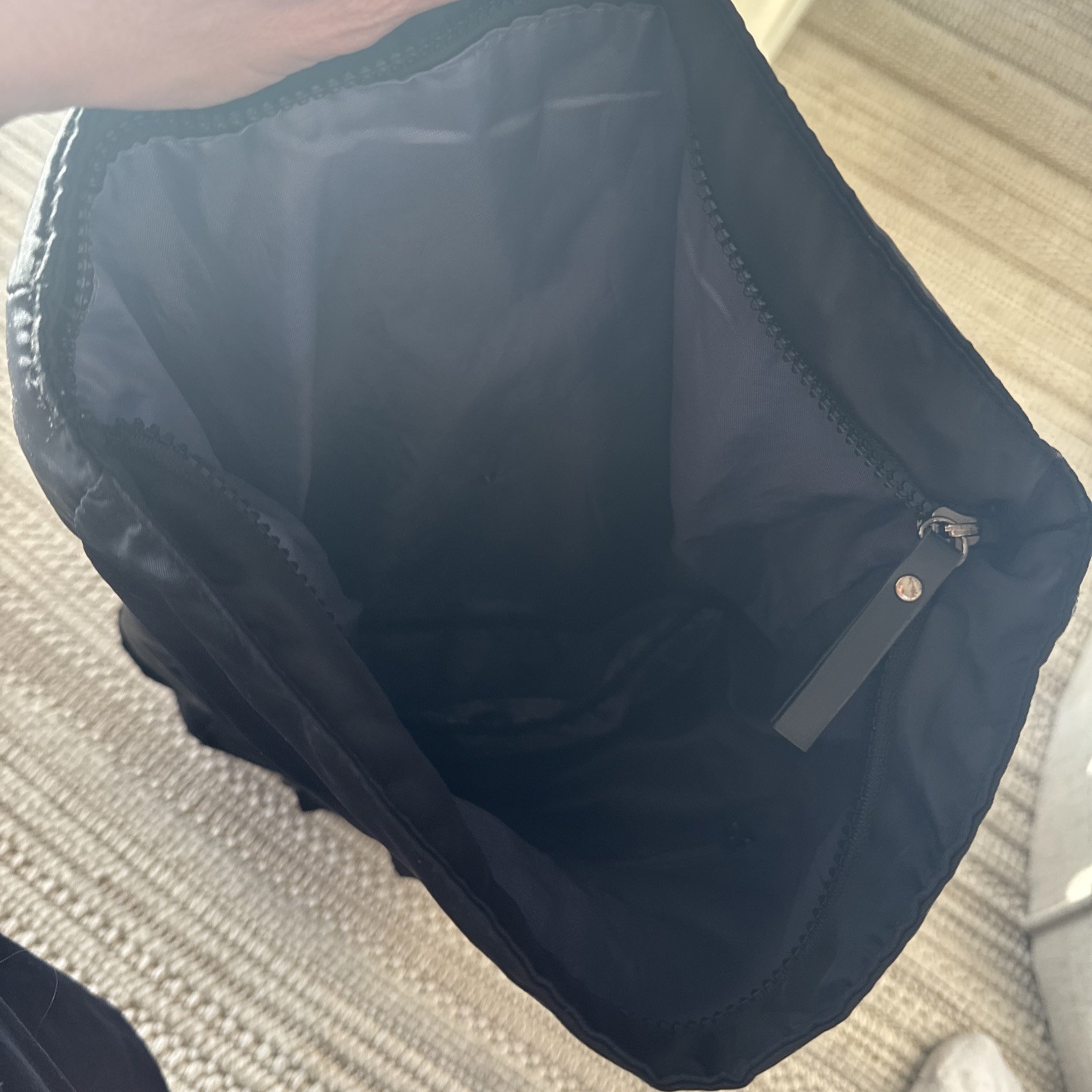 Gaiam EUC Holds Everything Yoga Mat Bag Backpack Yoga Mat Carrier Sleeve black