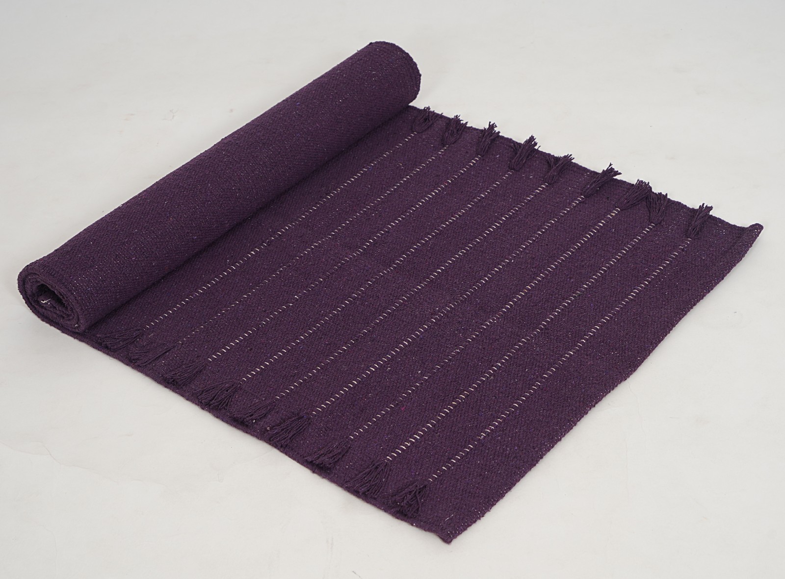 Organic Cotton Yoga Mat Breathable Soft & Durable Non-Slip Natural Mat yoga Rug