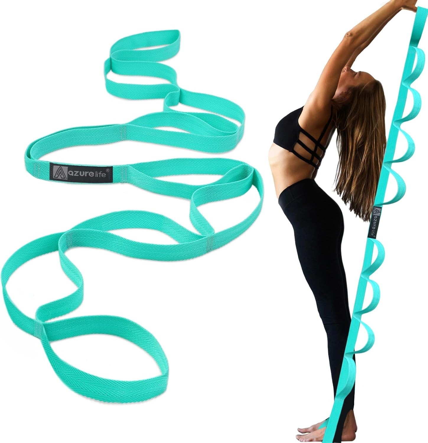 76 » Multi-Loop Stretch Strap for Yoga & Physical Therapy – Eco-Friendly