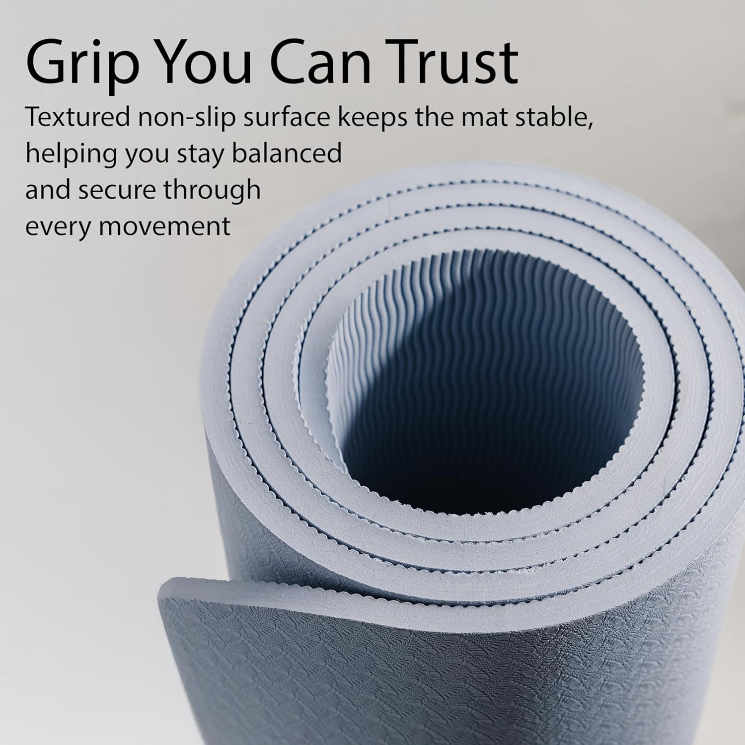 Non-Slip Pilates Yoga Mat – 6Ft x 26In, 6Mm, 8Mm, 10Mm Thickness Options