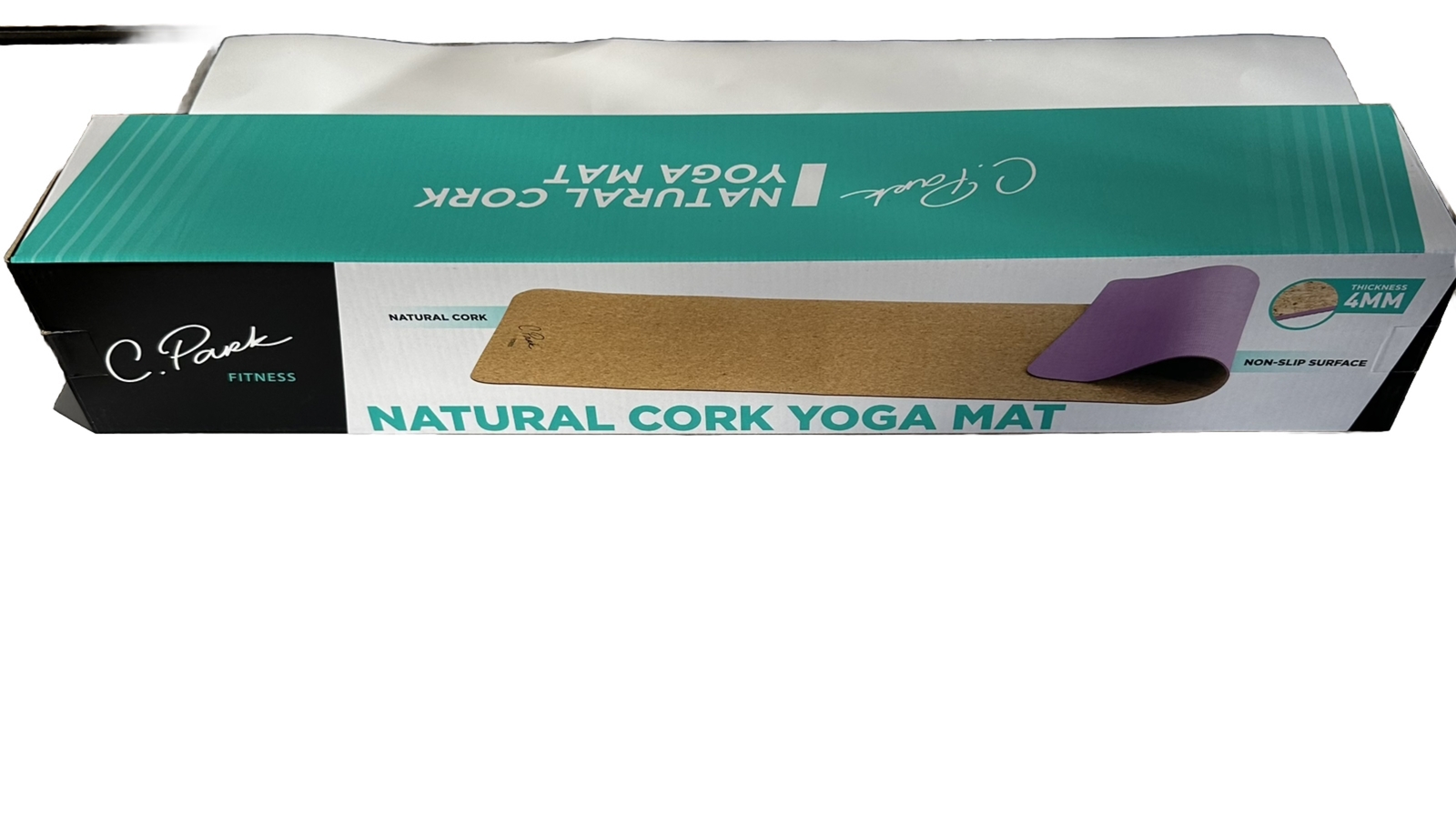 Natural Cork Yoga Mat, Thick Non Slip Mat for Yoga 4mm