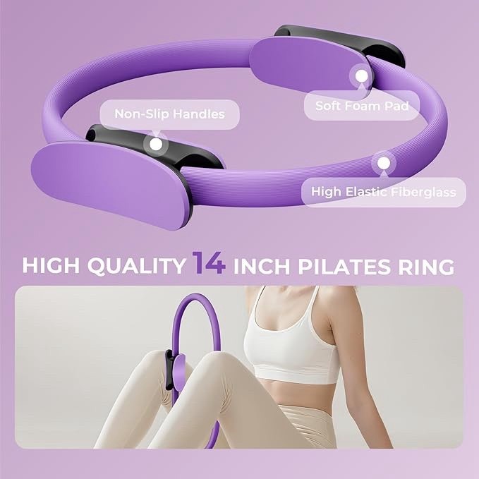 Targeted Training Pilates Kit,Upgraded Pilates Equipment for Women with 14 » …