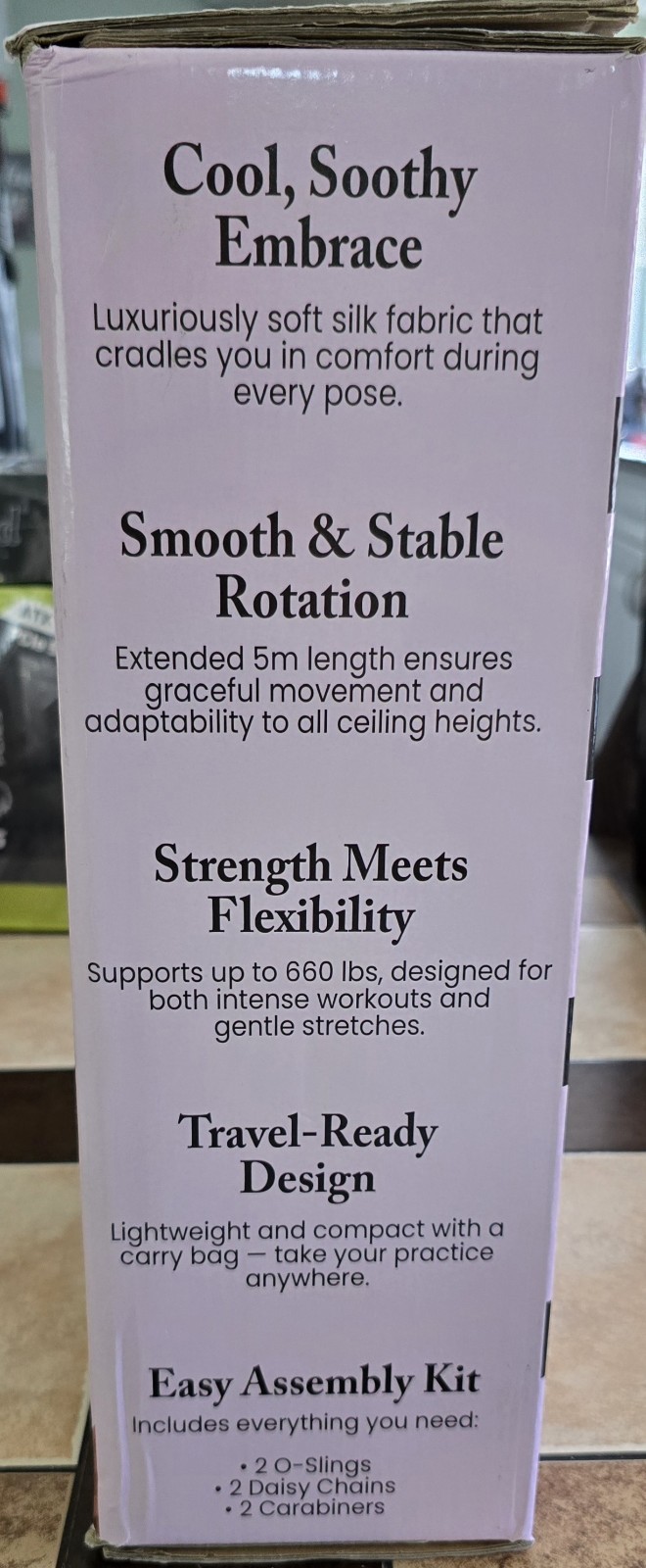Lotus 78 Aerial Silks Equipment Set – 5.5 Yards Aerial Yoga Swing Pink NiB
