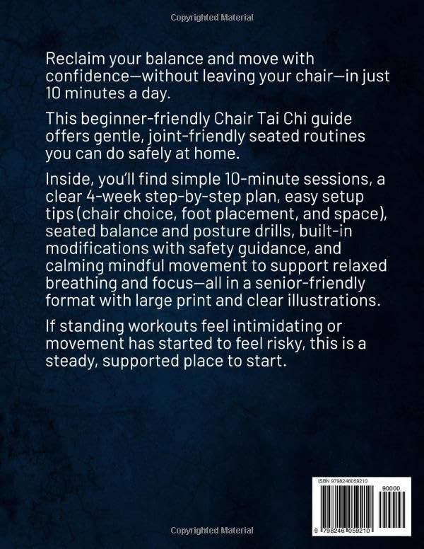 Chair Tai Chi for Seniors: The 10-minute a Day Gentle & Simple Seated…