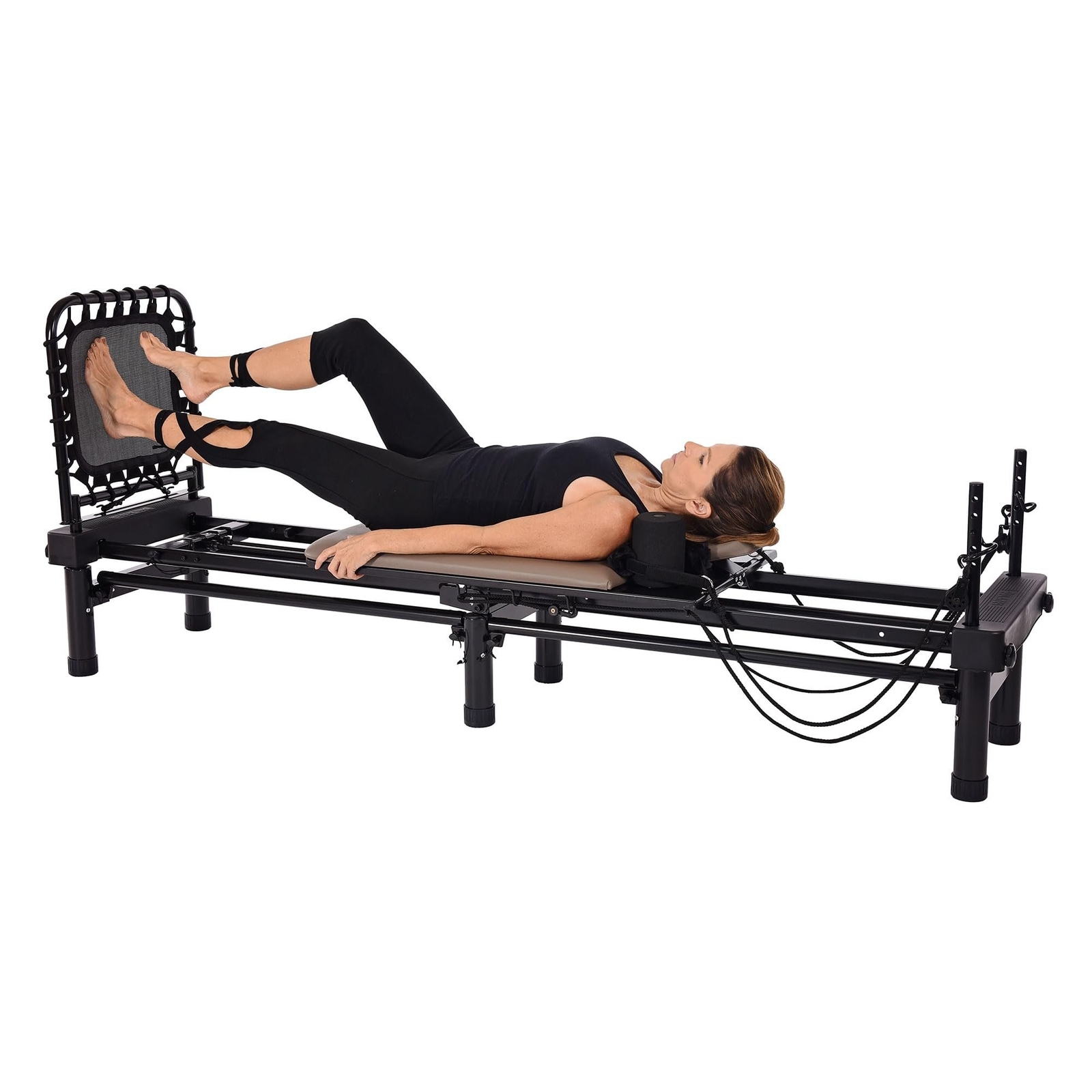 AeroPilates Reformer – Pilates Reformer Workout Machine for Home Gym – Cardio…