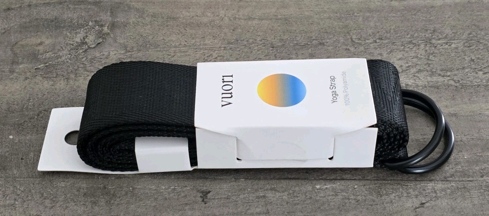 Vuori Unisex Yoga Strap Black One Size, Style # V8006