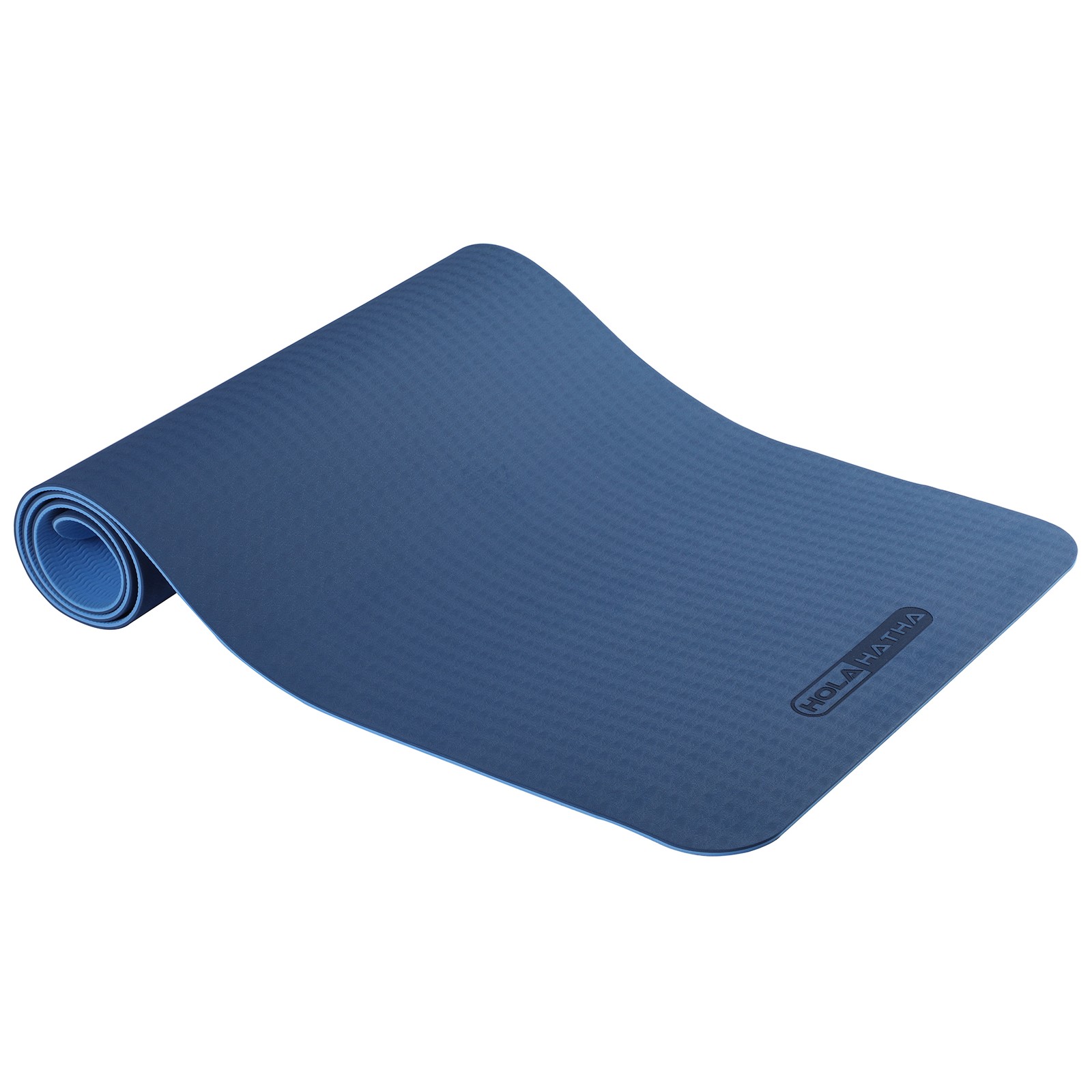 HolaHatha 72 x 24&Prime; 0.25&Prime; Thick Non Slip Home Workout Yoga Mat, Blue (Used)