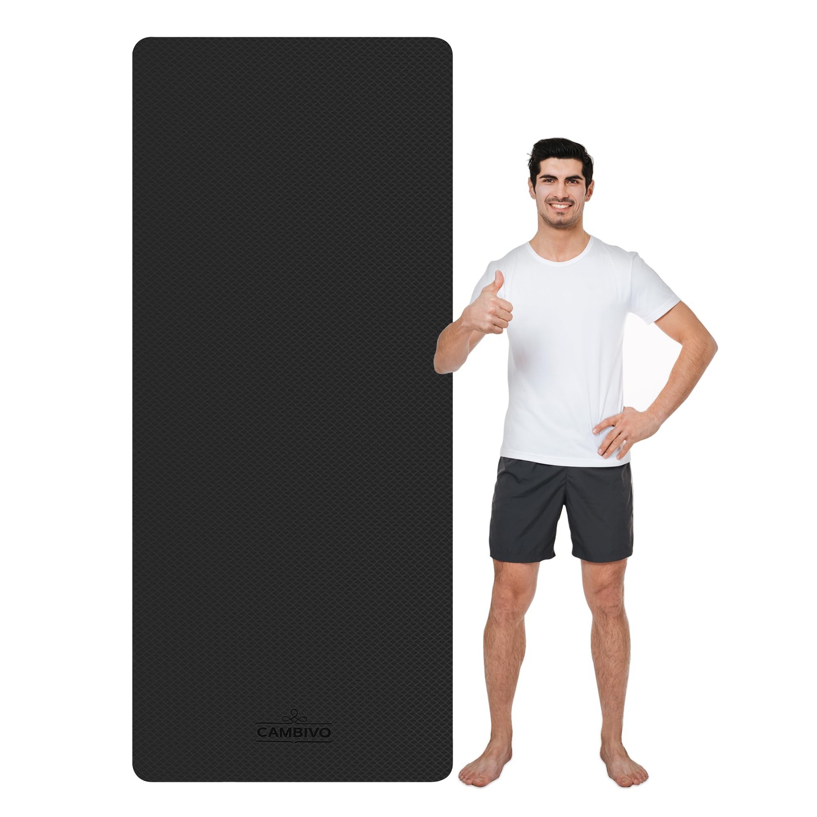 CAMBIVO Yoga Mat for Men and Women, Extra Long and Wide (84 » x 32 » x 1/4 inch)