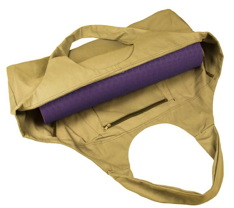 Large Capacity Utility Yoga Mat Exercise Shoulder Duffle Bag Carrier Strap Sling