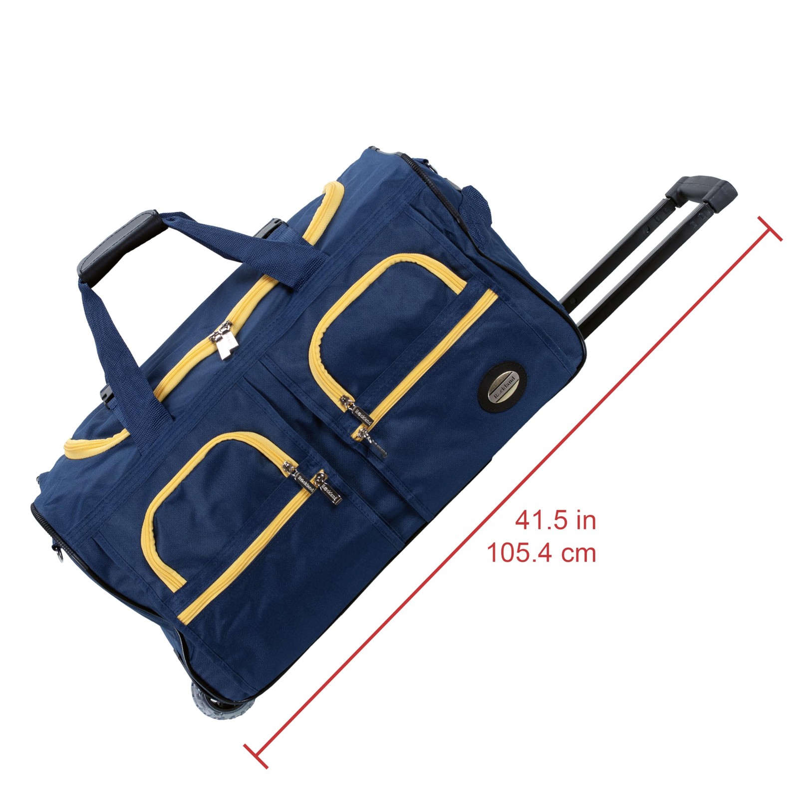 Rockland Rolling Duffel Bag 40&Prime; NAVY