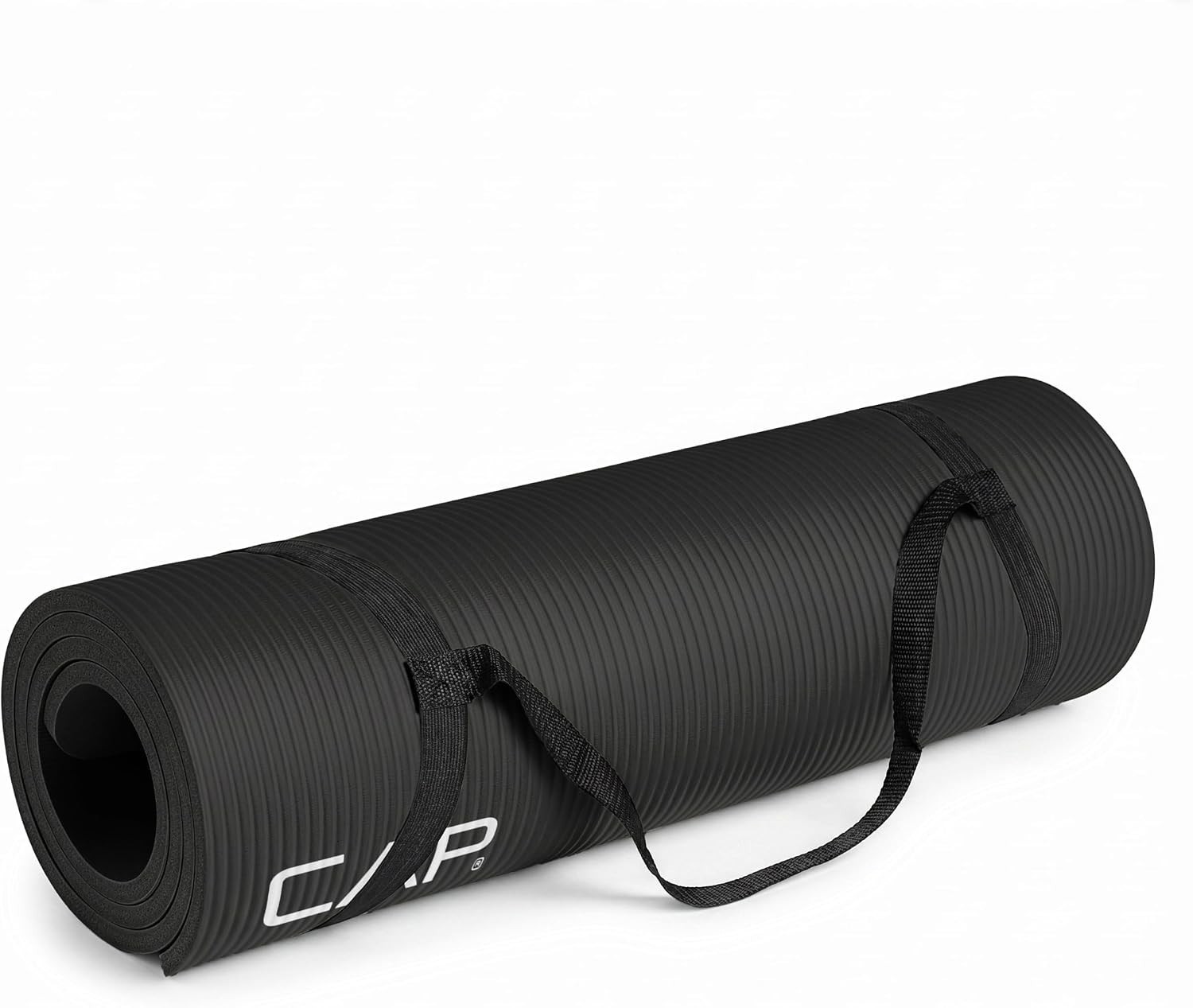 Durable Nitrile Butadiene Rubber Yoga Mat with Strap – Easy to Maintain