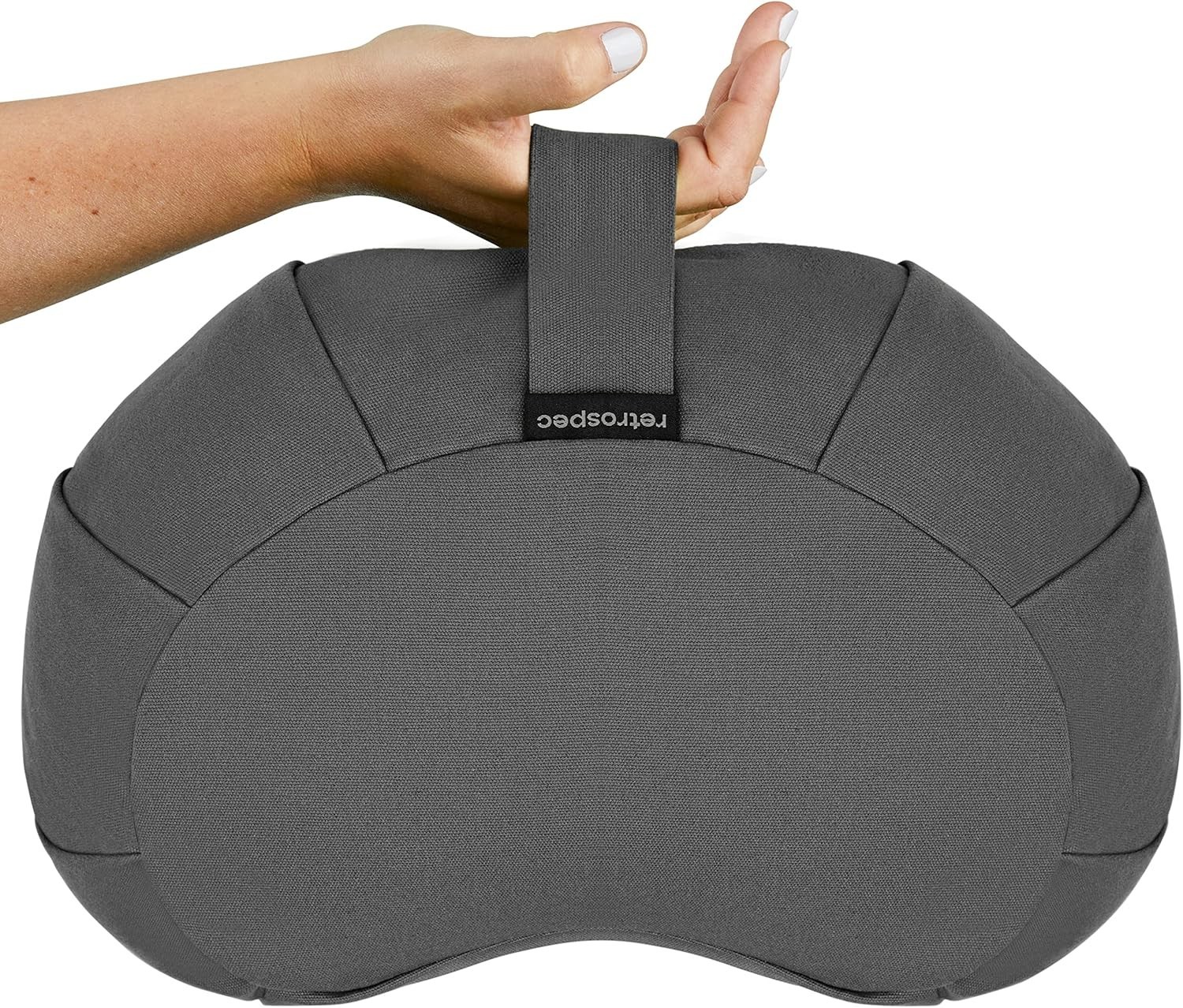 Meditation Cushion Buckwheat Hull Fill Adjustable Yoga Support