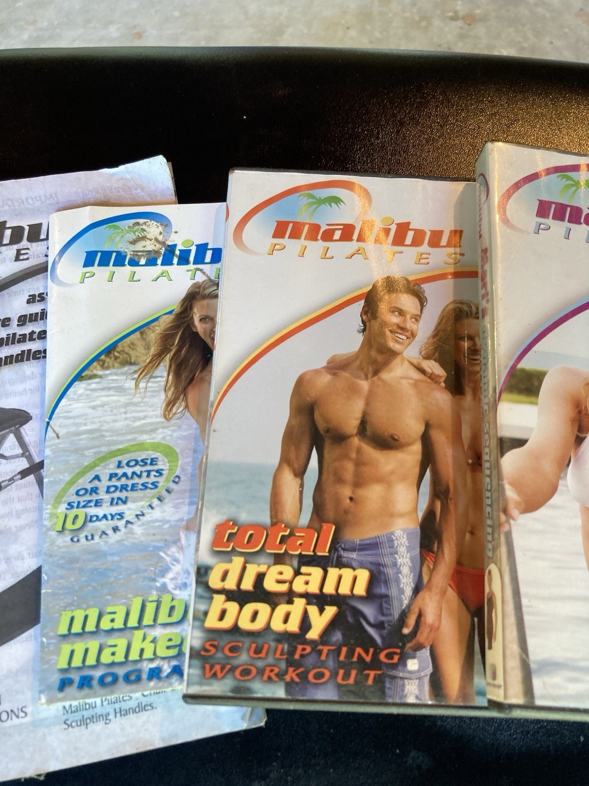 Malibu Pilates Pro Chair Bench Workout Machine 3 DVD’s & High Impact Springs