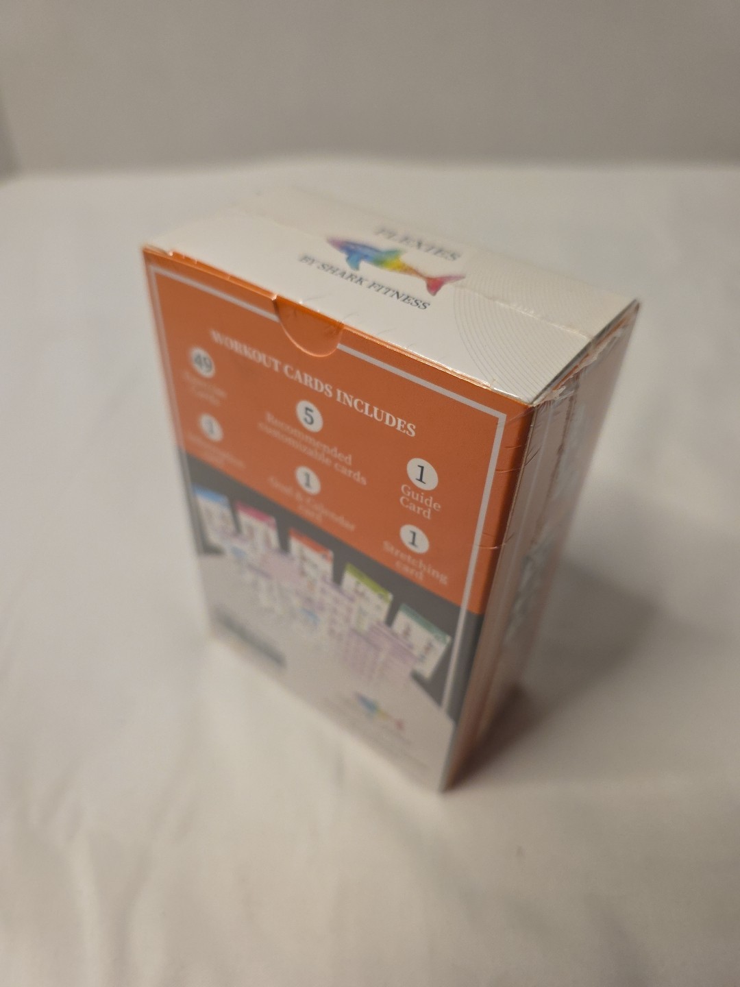 FLEXIES PILATES BAR WORKOUT CARDS 58 Card-Deck by Shark Fitness Brand NEW