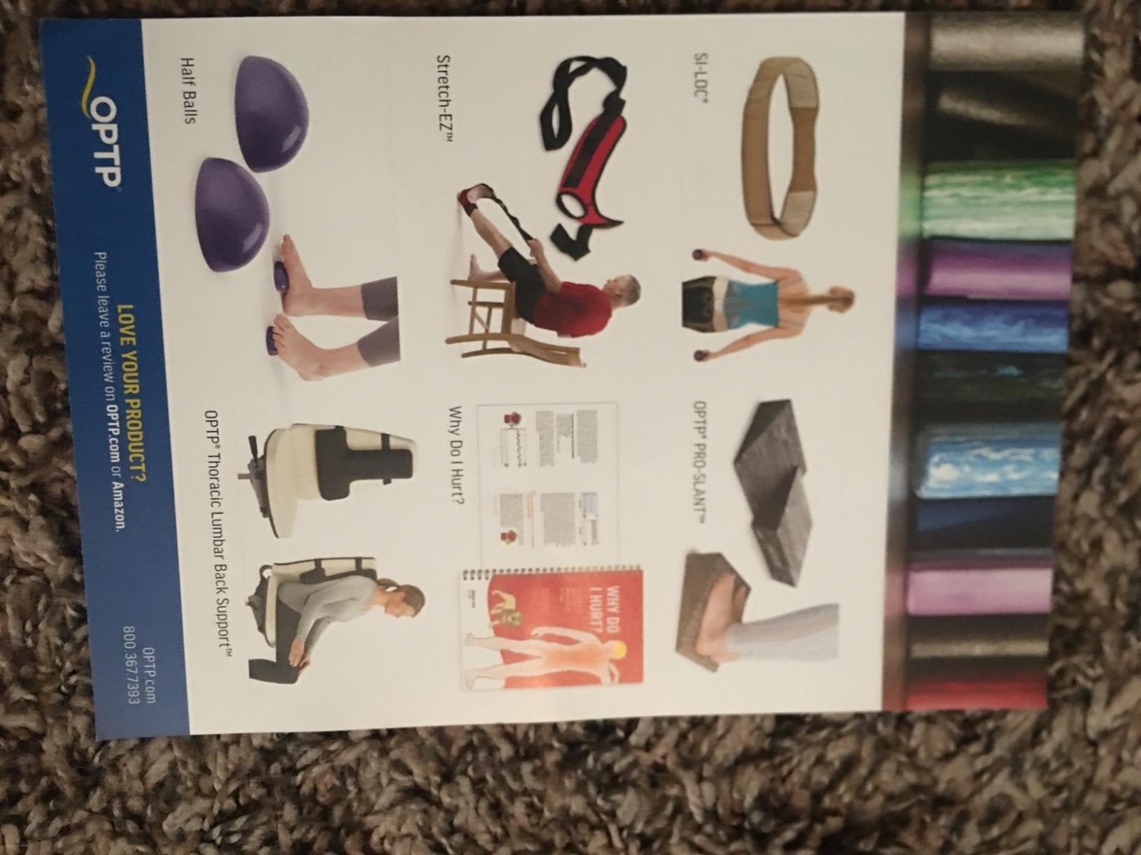Durable Nylon Stretch Strap with Exercise Guide – Enhance Mobility & Flexibility