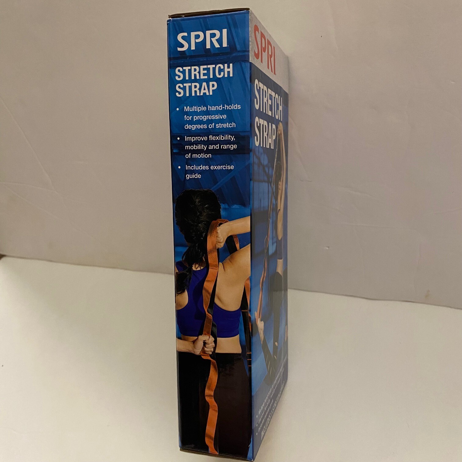 SPRI 8 Ft Stretch Strap Yoga/Pilates/Physical Therapy -Improve Flexibility
