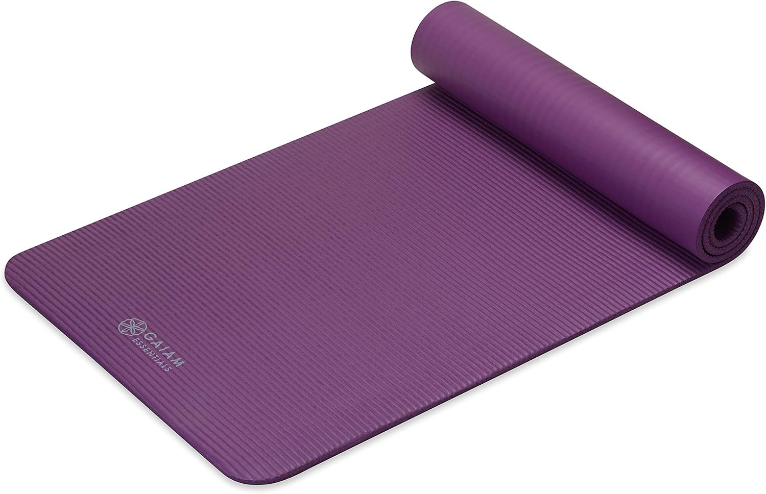 Essentials 2/5&Prime; Thick (10Mm) Yoga & Pilates, Fitness & Exercise Mat with Easy-Ci
